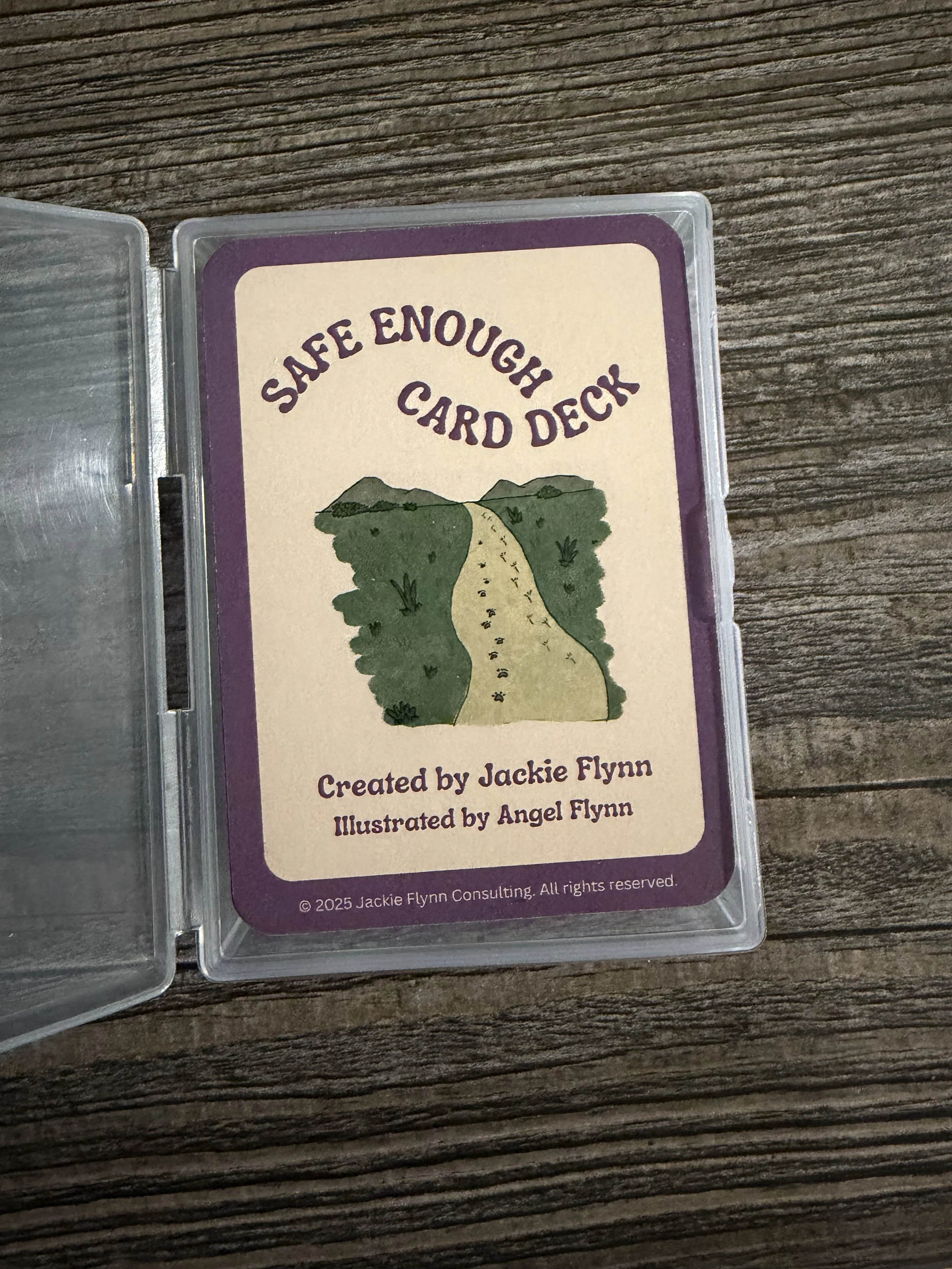 Printed The Safe Enough Card Deck