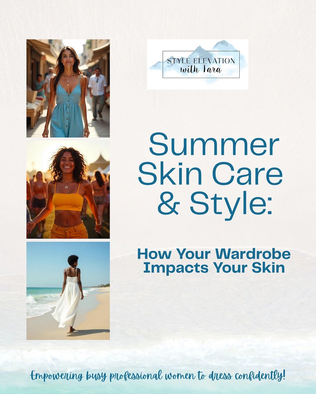 Your summer wardrobe can do more than just keep you cool, it can protect your skin too! From breathable fabrics to sun-protective clothing, the right choices can help you stay comfortable, confident, and glowing all season long. Check out these tips 