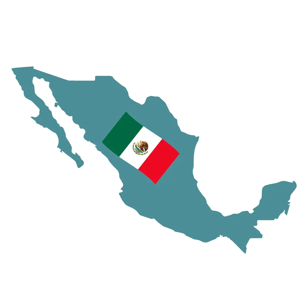 Bandera de Mexico, país con el que ha trabajado Insitu Education Lab.