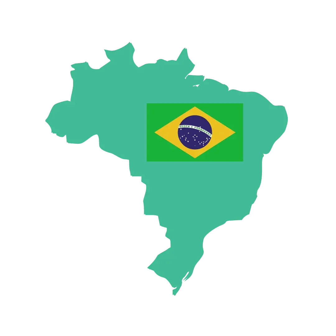 Bandera de Brasil, país con el que ha trabajado Insitu Education Lab.