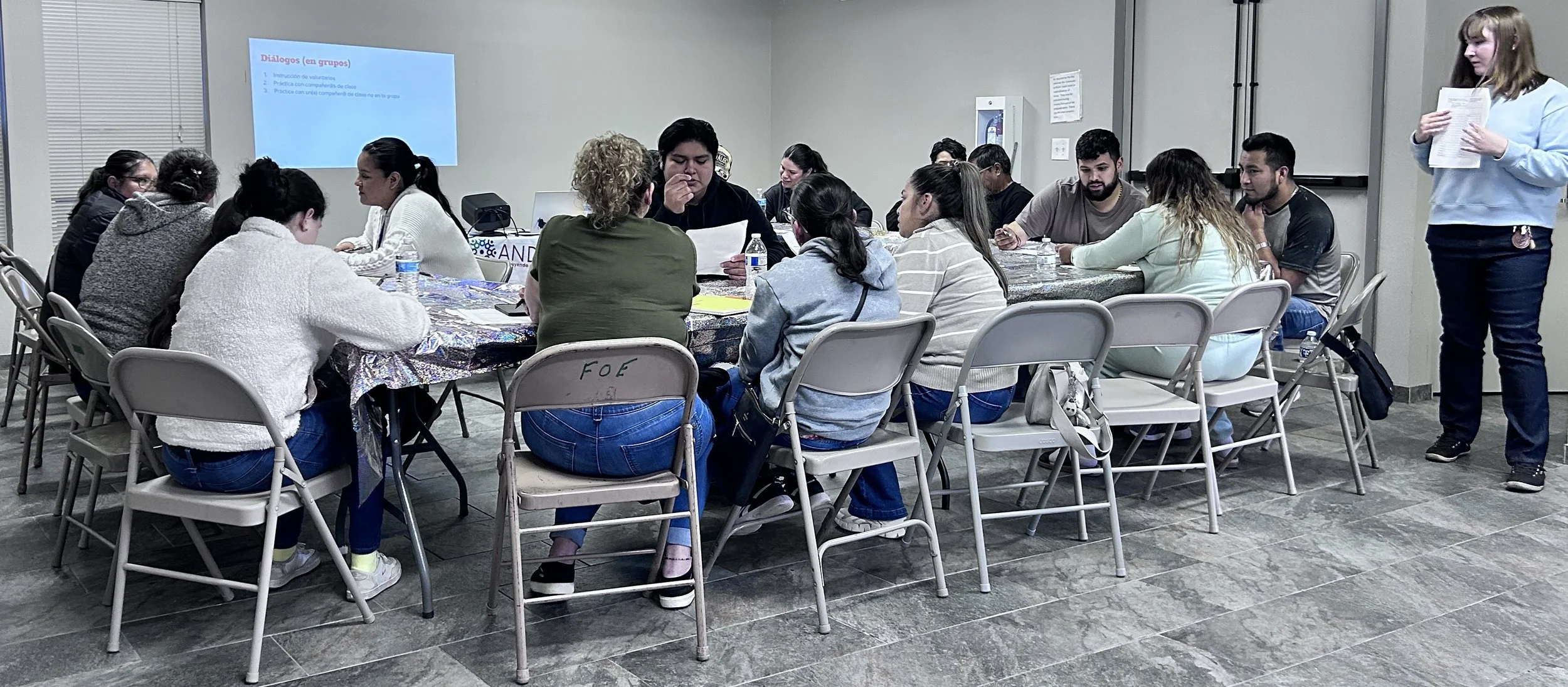 ANDARES offered an English language class in Albany