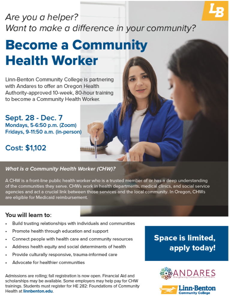 ANDARES and LBCC Collaborate on CHW Program