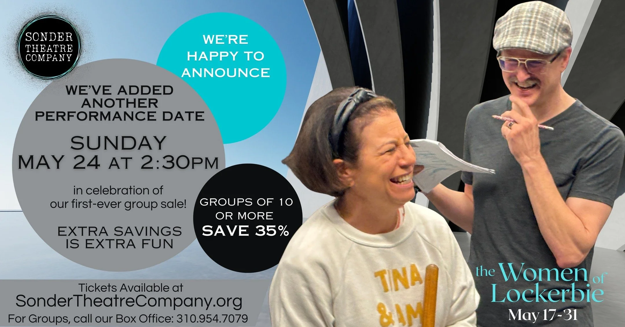 Whoop-whoop! We've officially added a seventh performance to our limited run, which just so happens to be a personal best for SONDER. :) Tickets are selling and we are here for it. Let's share theatrical space together! #latheatre #sgv #livetheatre #