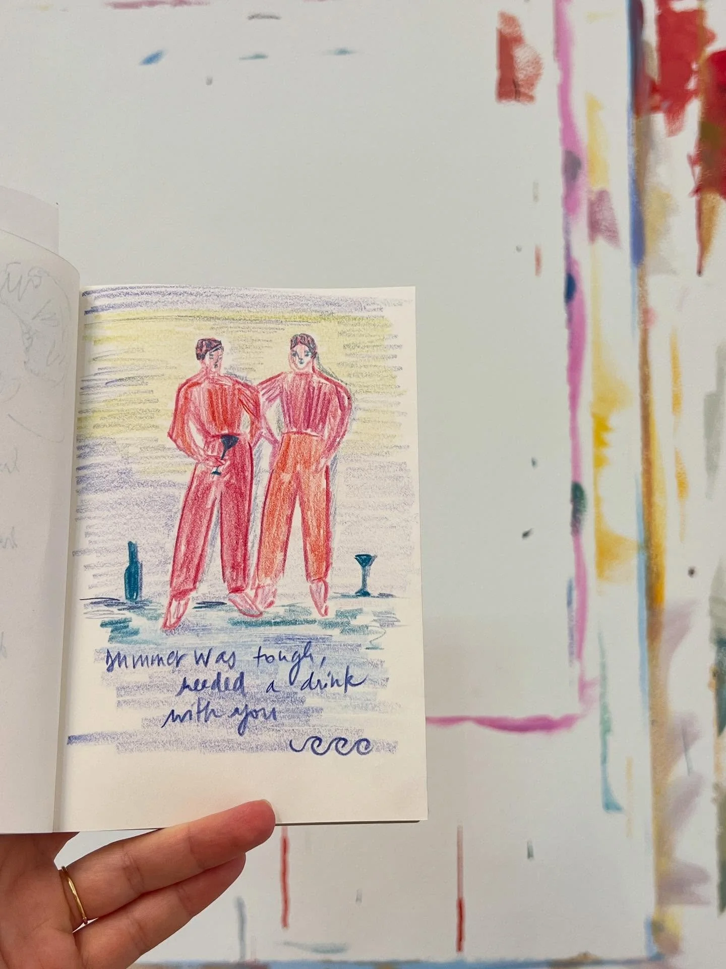 Summer was fun
and tough and hot
and now it&rsquo;s Fall-ing,
fading into a souvenir.

O how I love you Fall,
and brother Winter
coming up after.

Because here,
I get to know what summer feels like
even through colder days.

We never quit swimming,
n