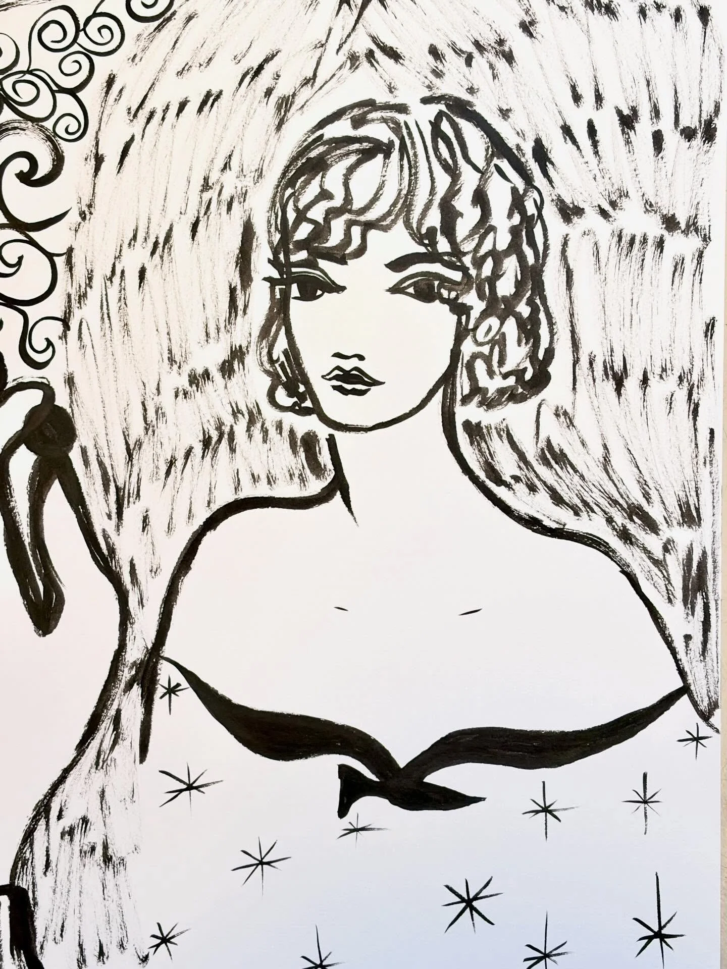 Girls girls girls 

Research - Ink on paper 🖋️ 

My projects always begin with sketches&mdash;ink, crayons, whatever I can feed on.
Nothing is planned; it&rsquo;s the only way I can create. Spontaneously ✨
These sketches are never useless: they nurt