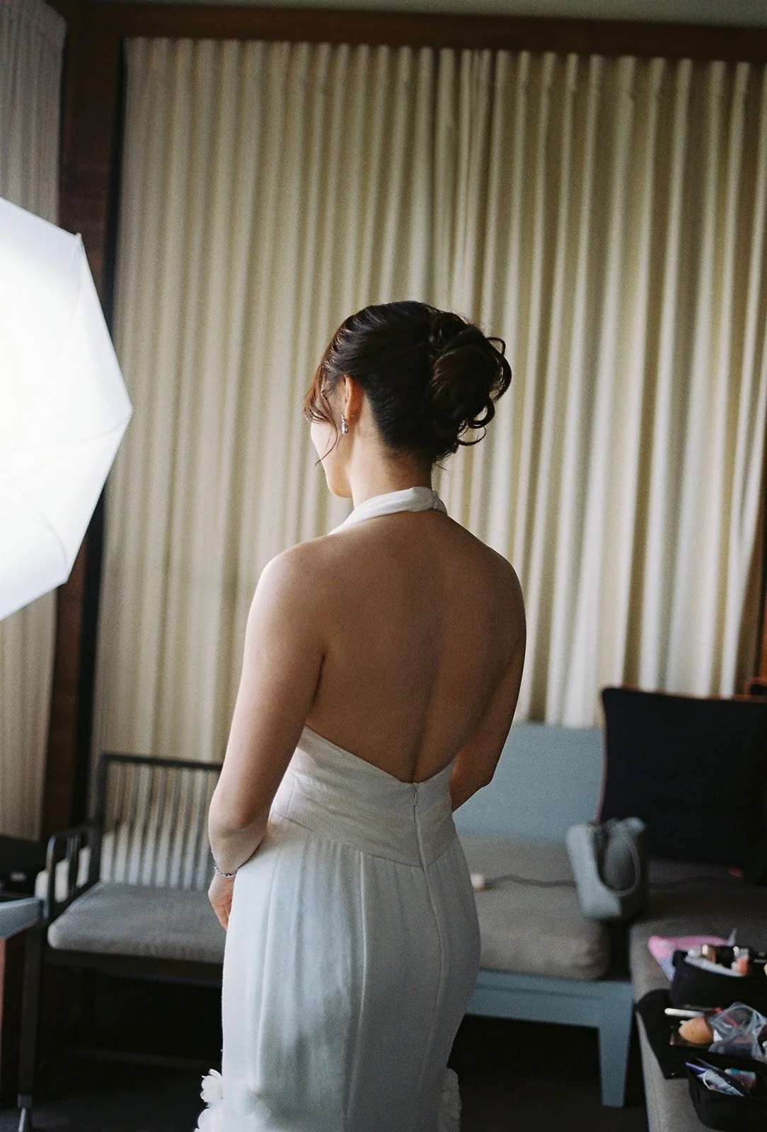 bridal portrait before ceremony at sri panwa