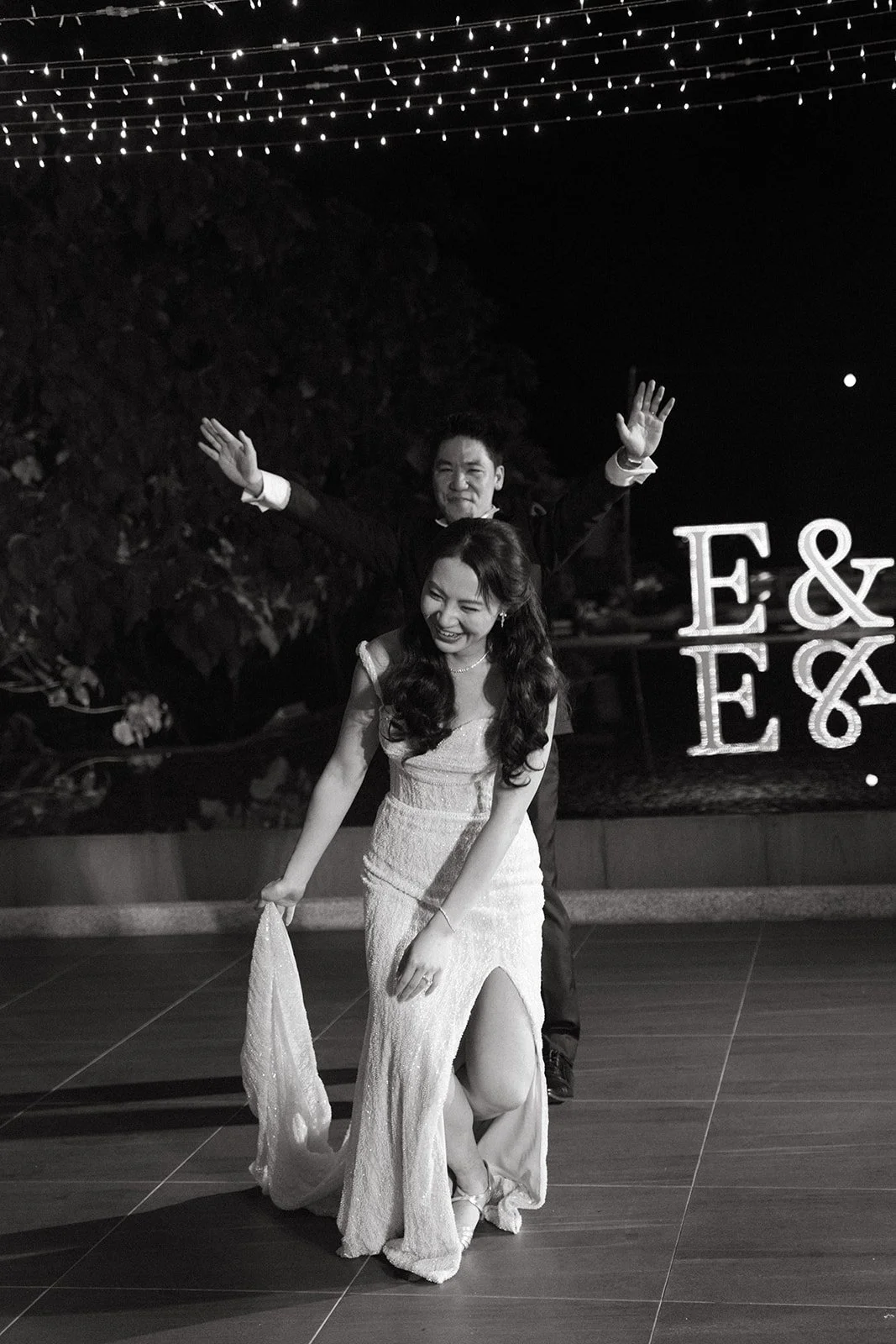 couple dancing at wedding reception in phuket