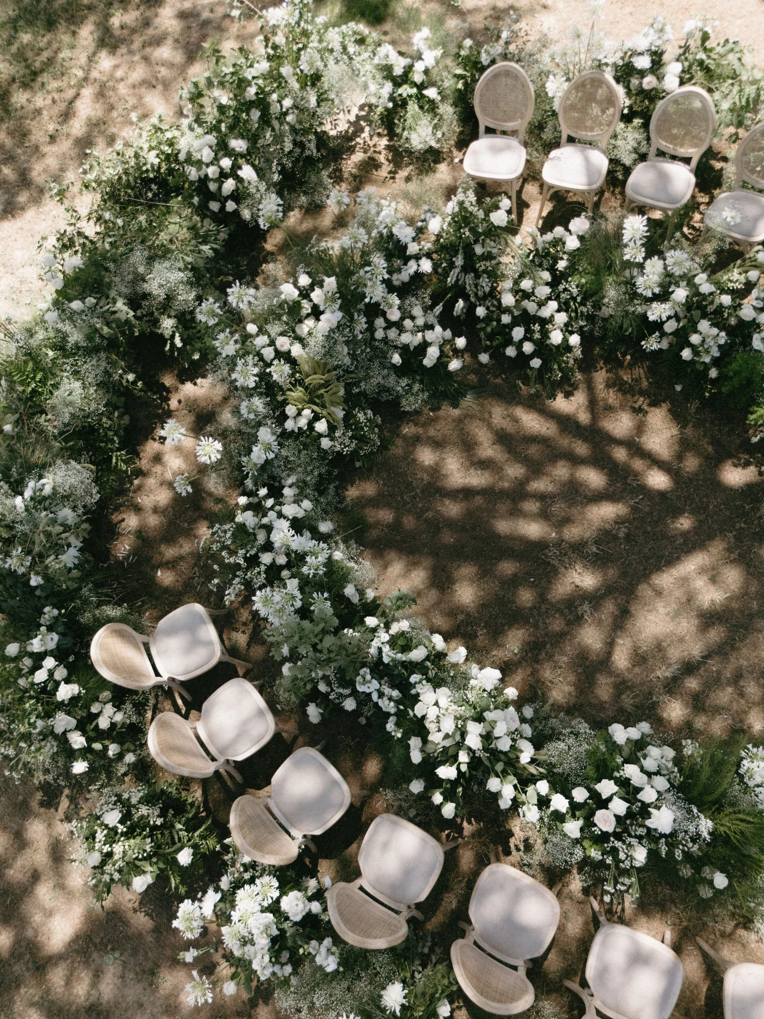 Italian villa wedding ceremony inspiration