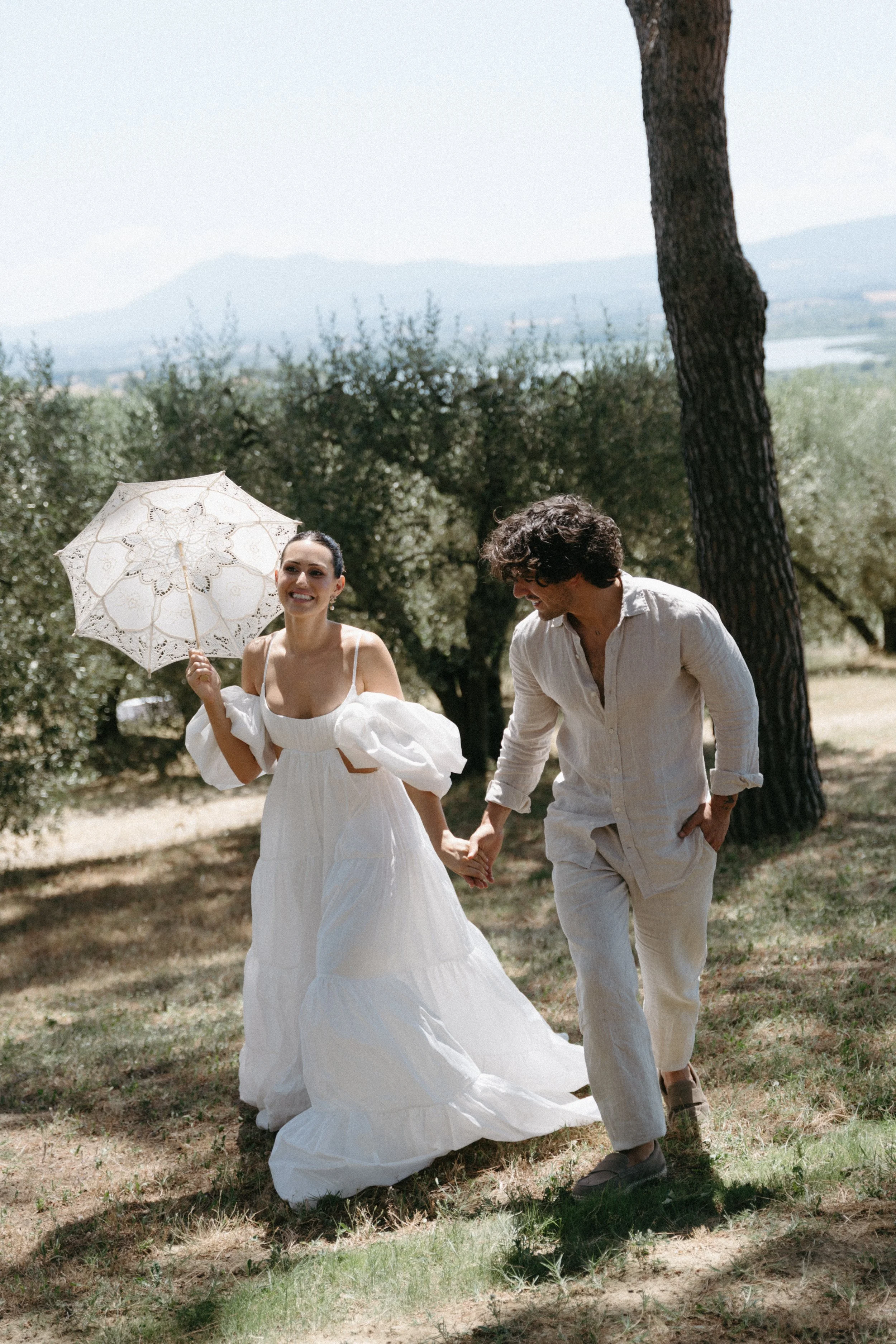 Editorial wedding shoot in Italy