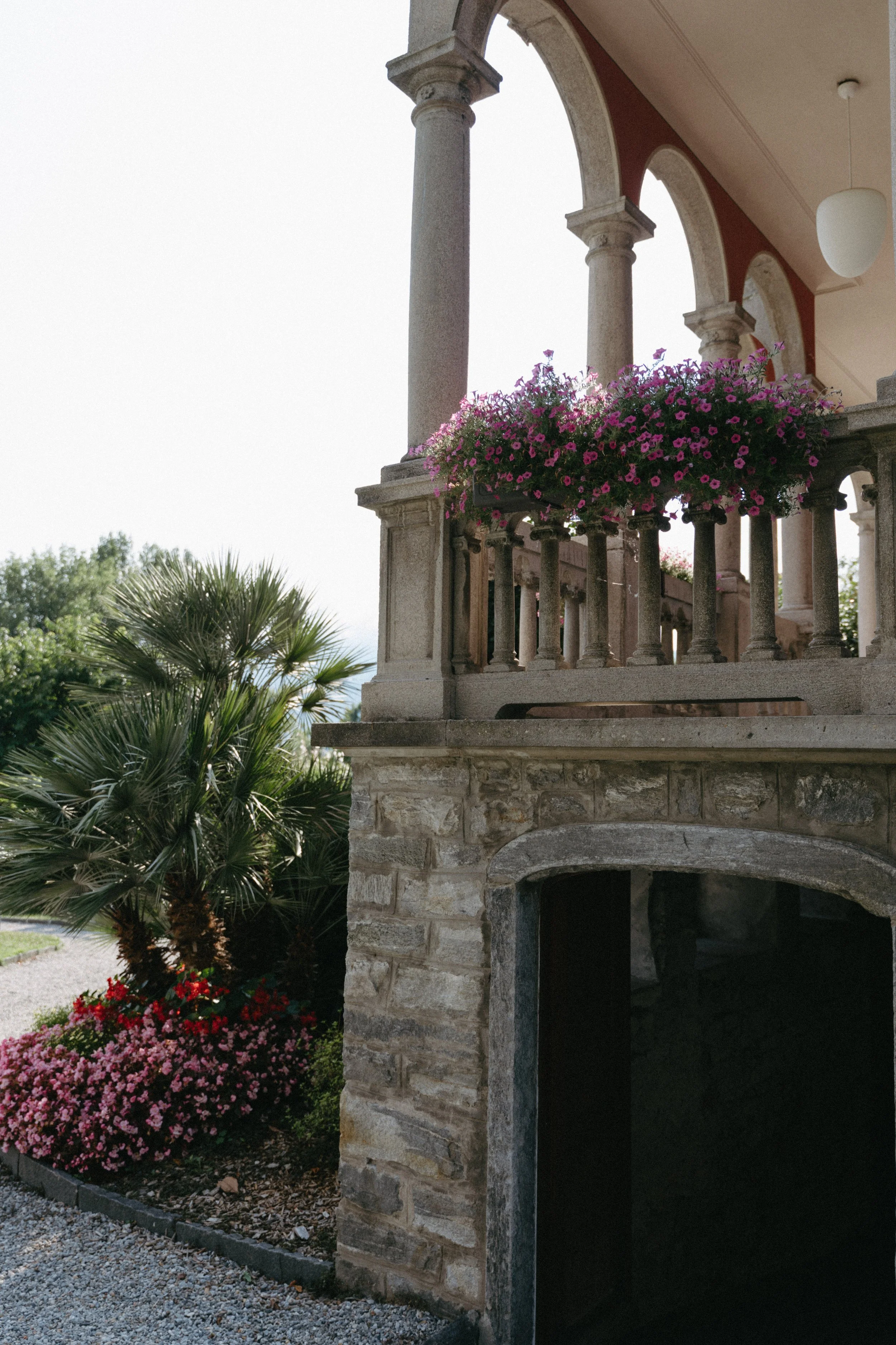 architectural shot of wedding ceremony venue Villa San Quirico in Minusio