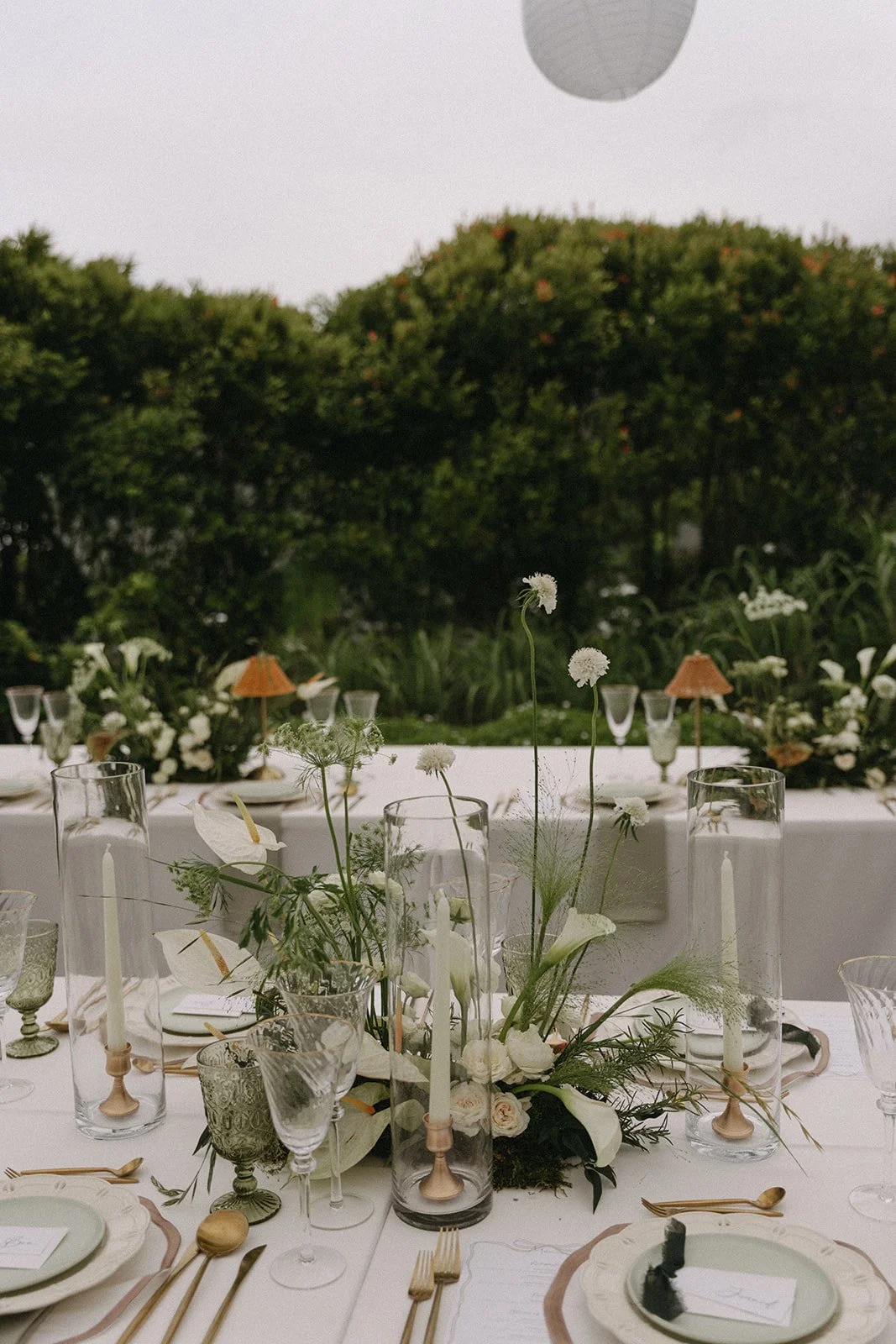 styled tablescape for destination wedding at como point yamu in phuket