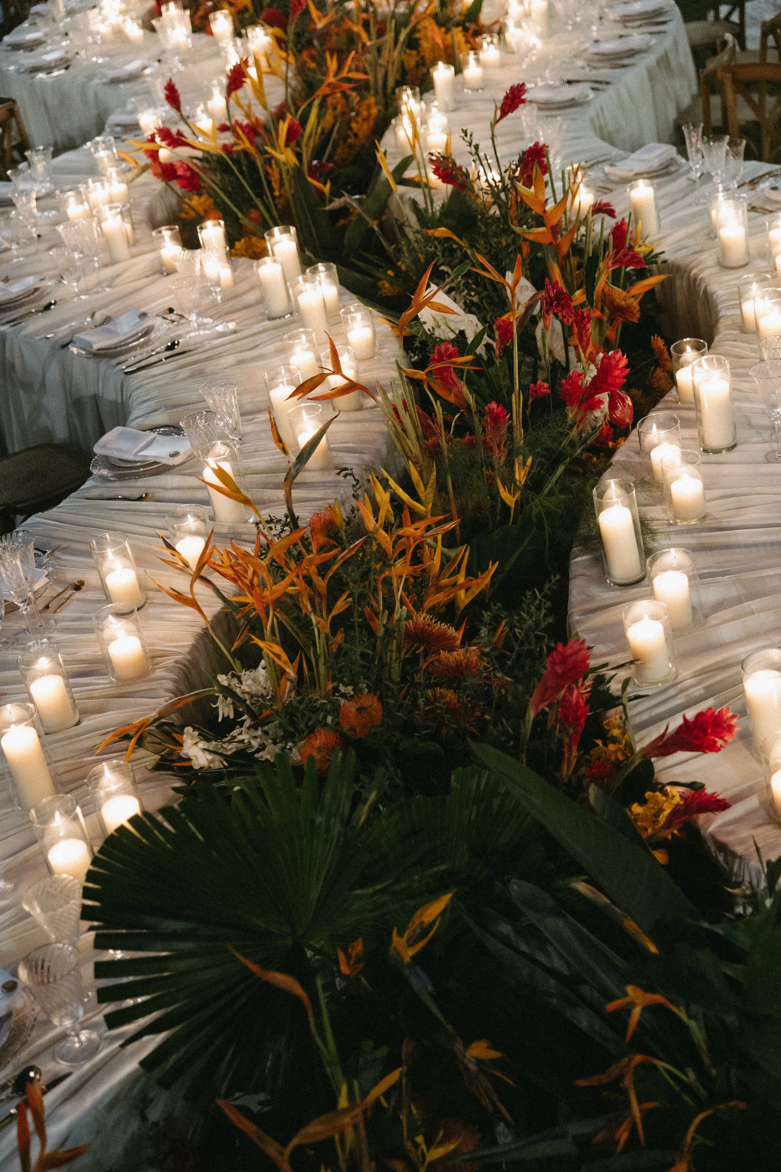 stunning outdoor wedding reception setup at jivana beach villas