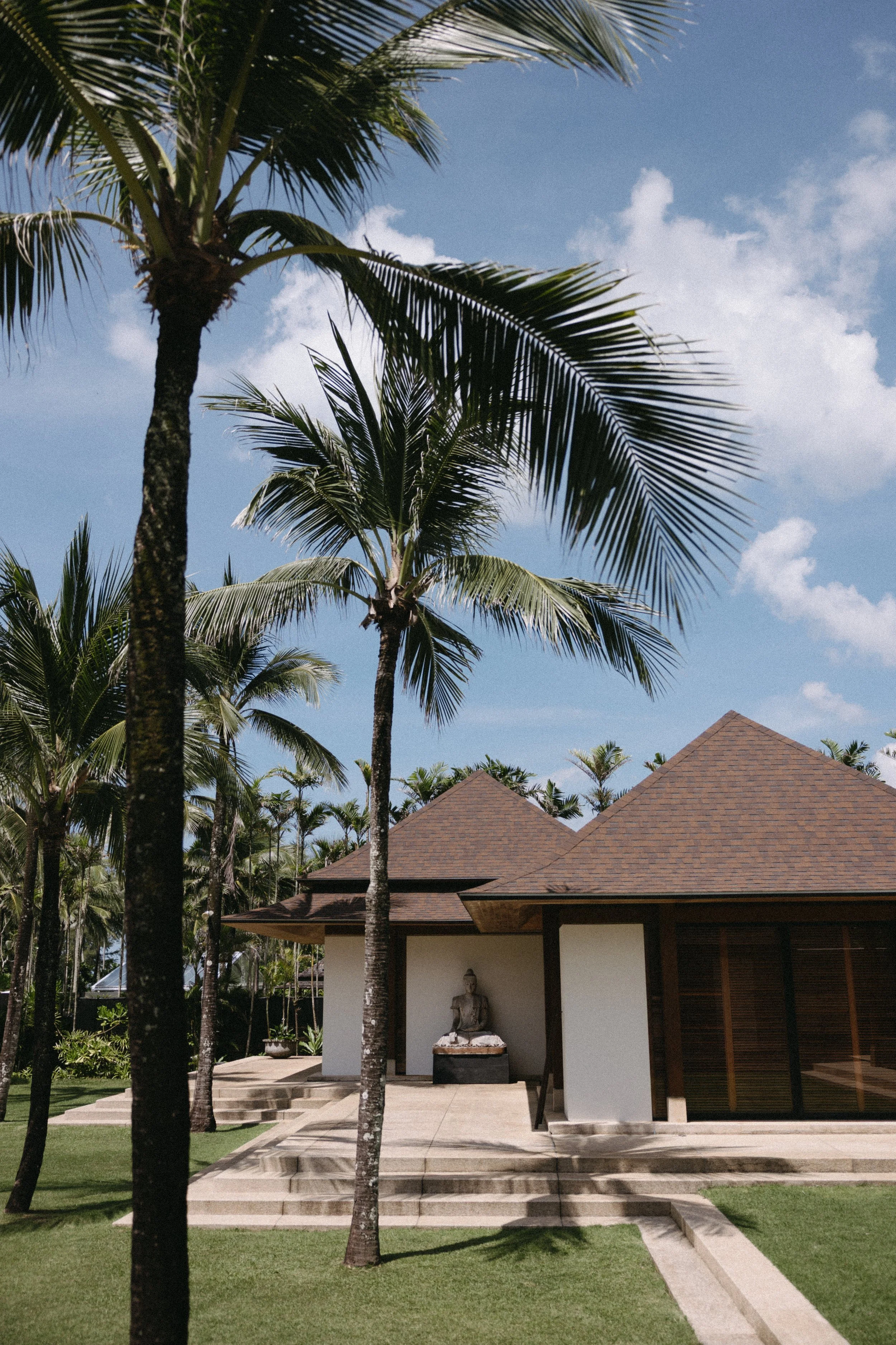 stunning pre-ceremony shot of Jivana Beach Villas