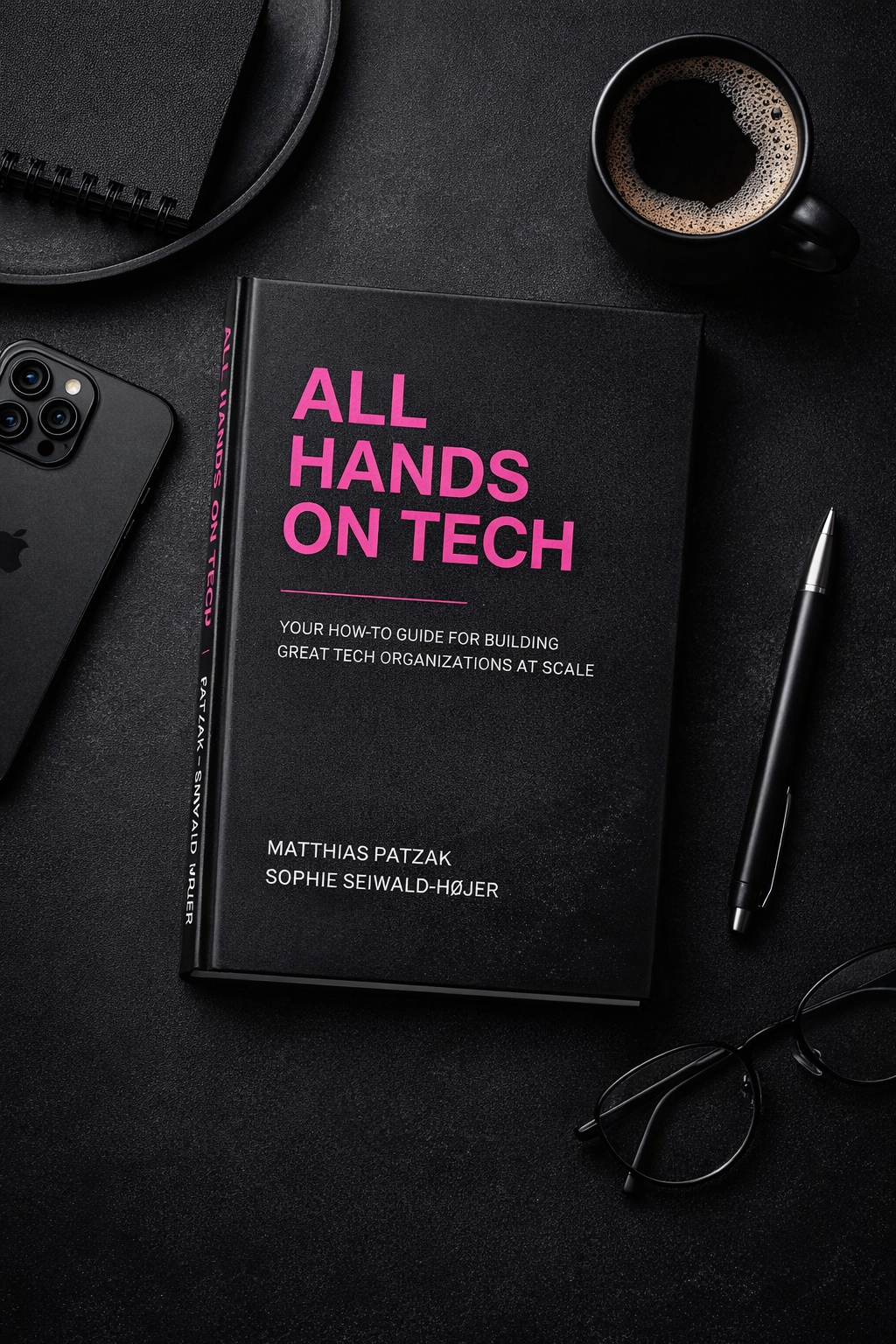 Flat Lay All Hands on Tech