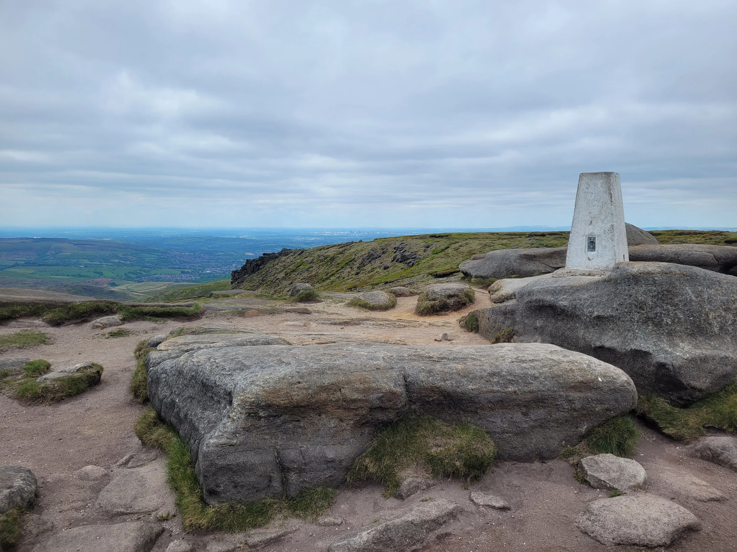 Trig Point overlooking Manchester