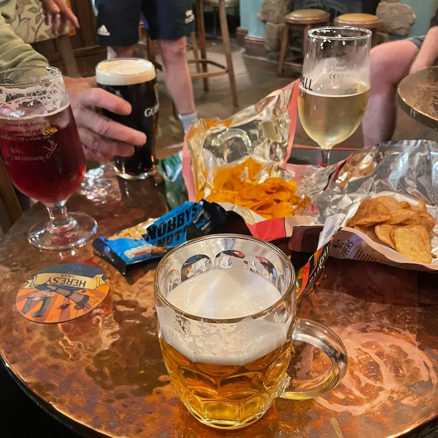 "Hydration Break" at The Bull's Head in Foolow.