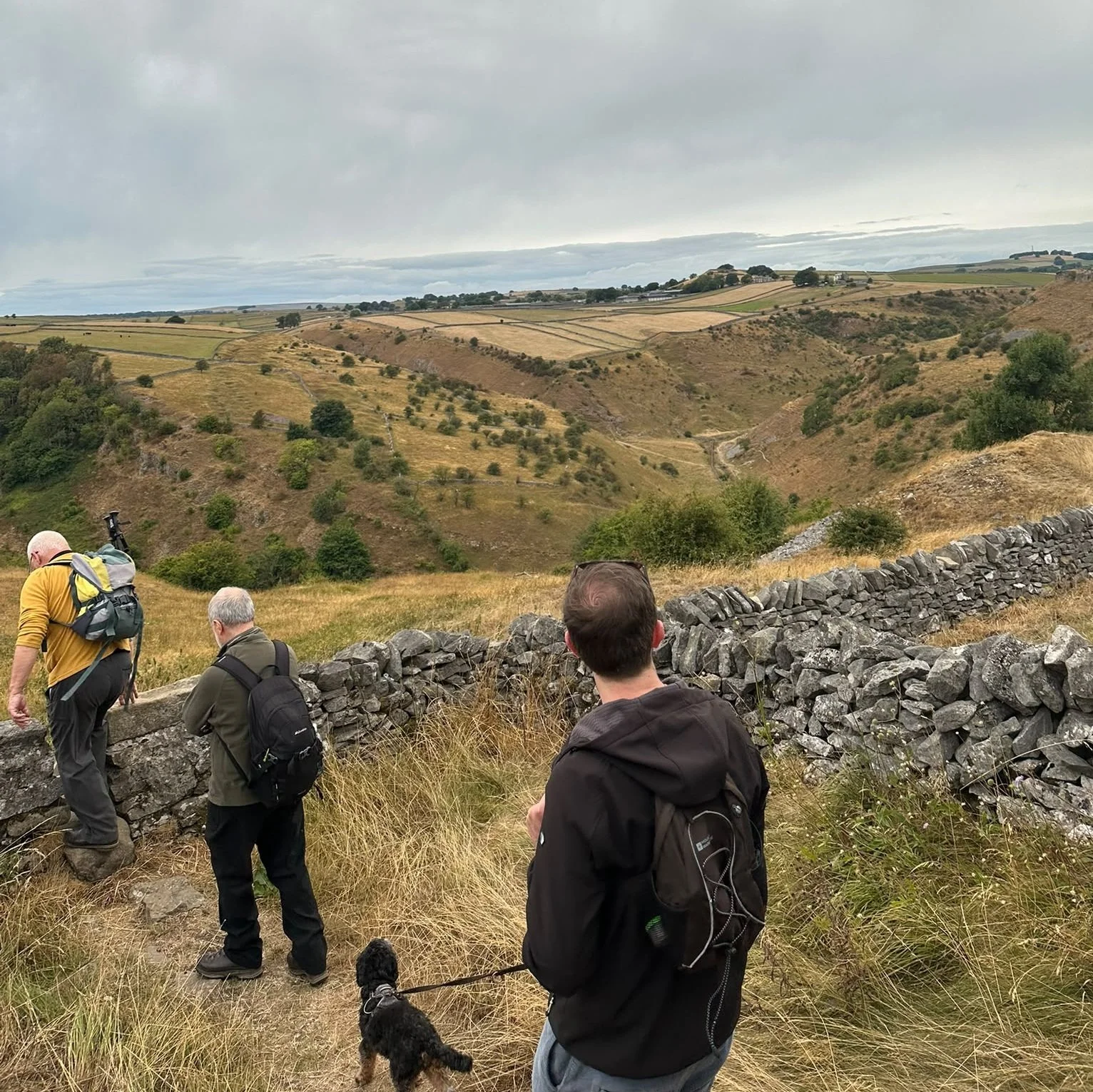 Dropping down into Cressbrook Dale.