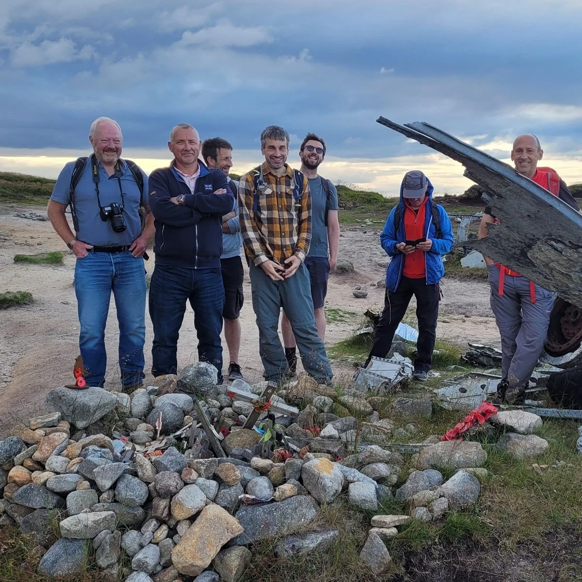 B29 Wreck Memorial Cairn