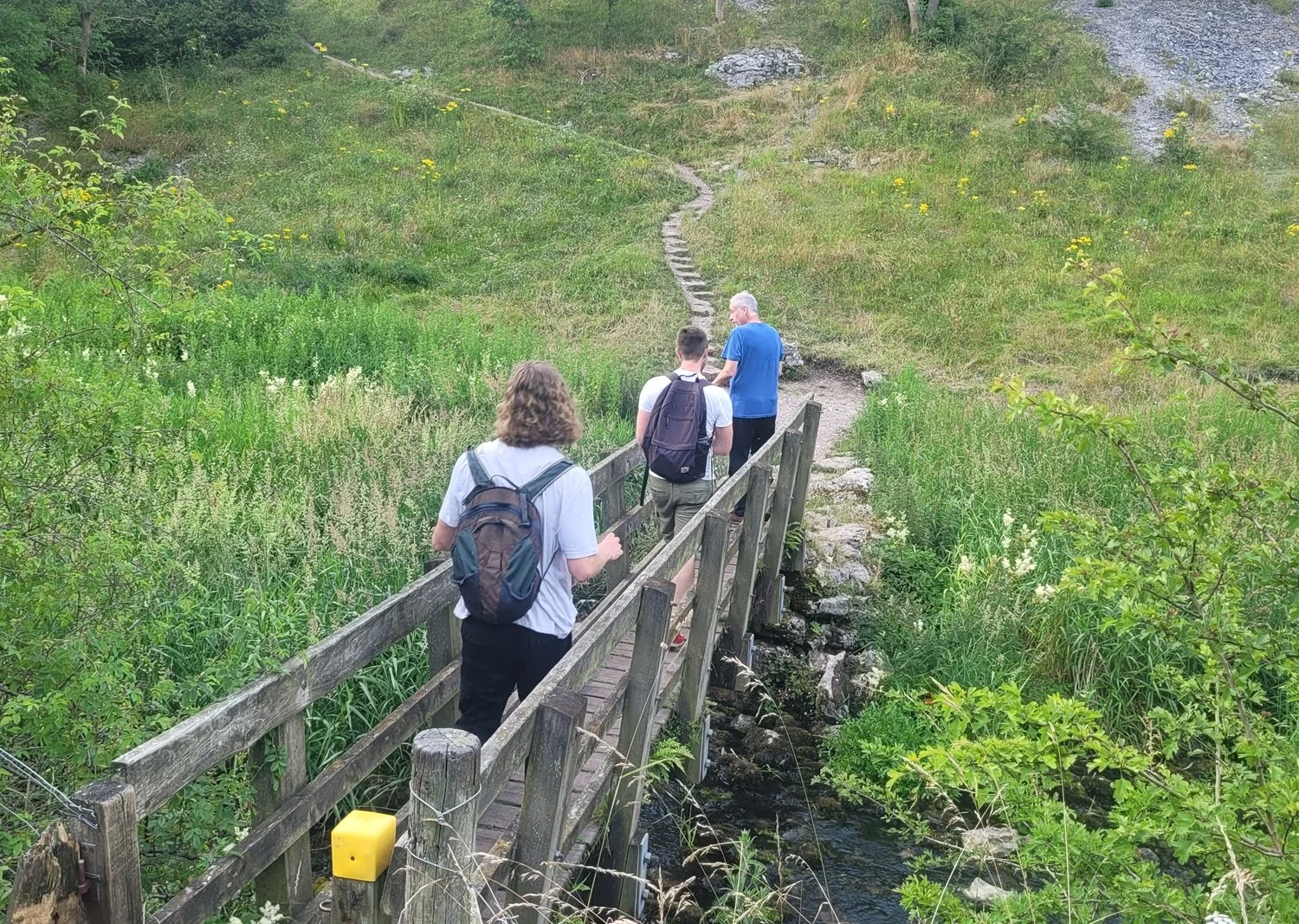 Lathkill Dale river crossing