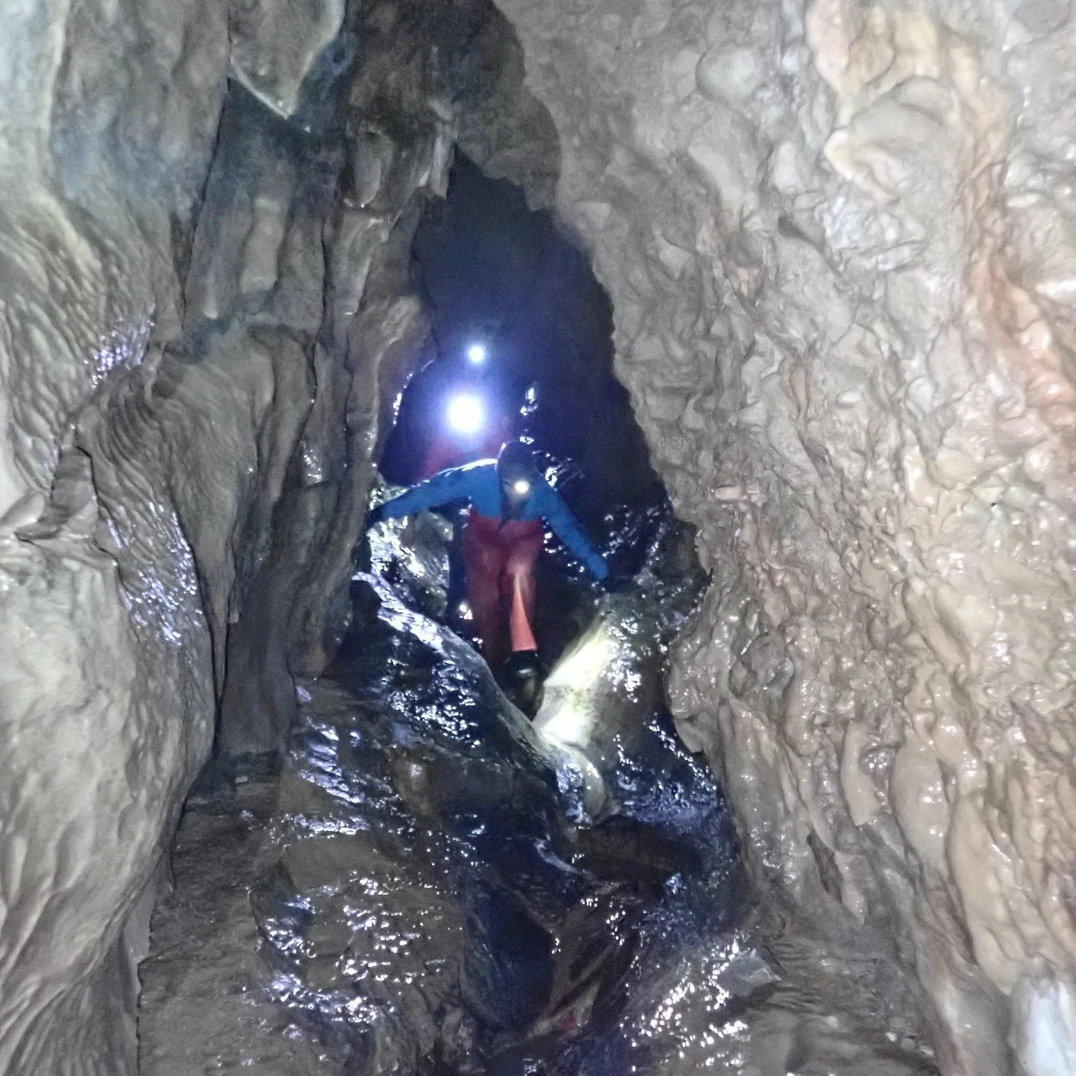 Natural passage where the water used to flow
