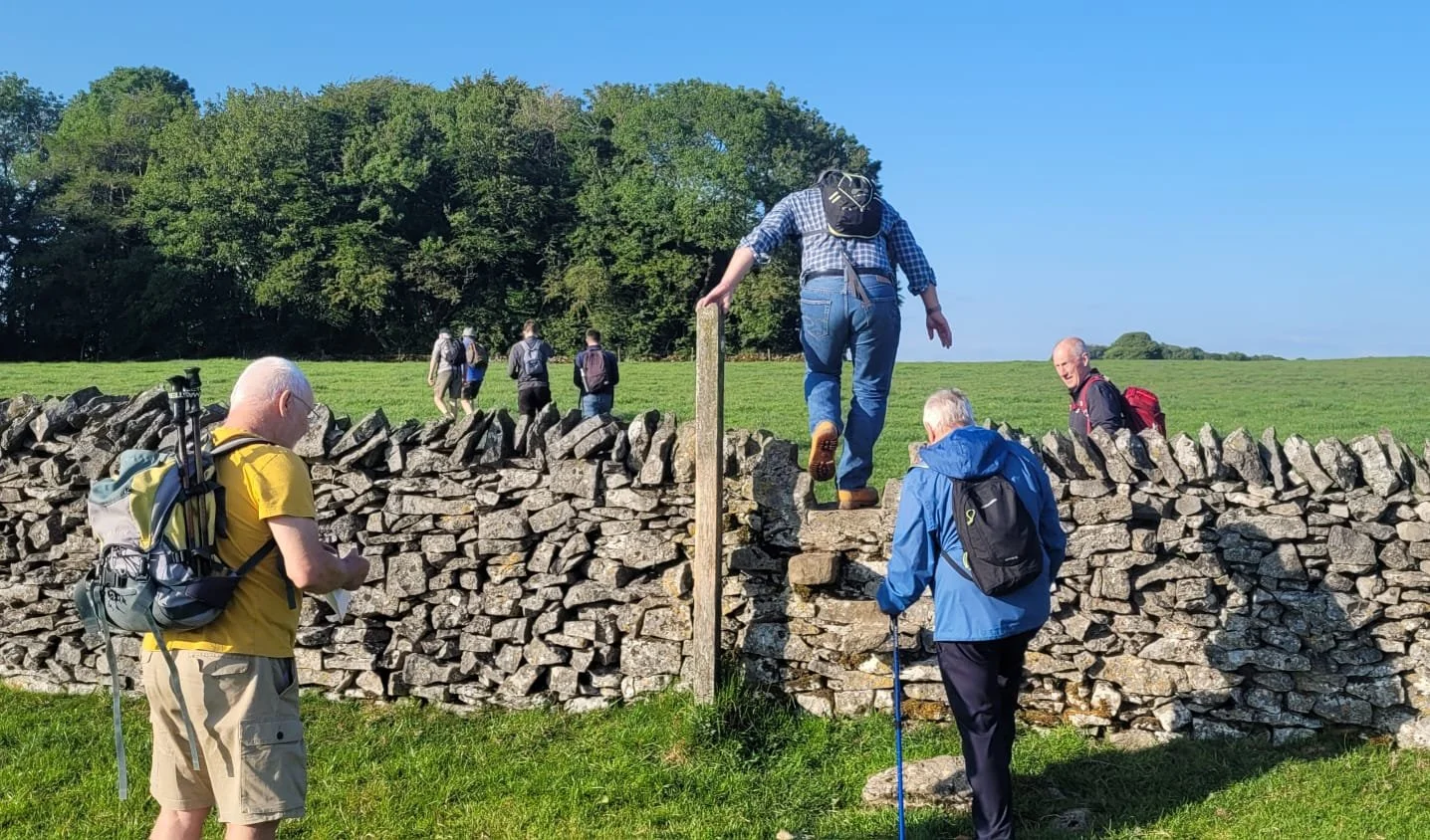 One of many stiles to cross
