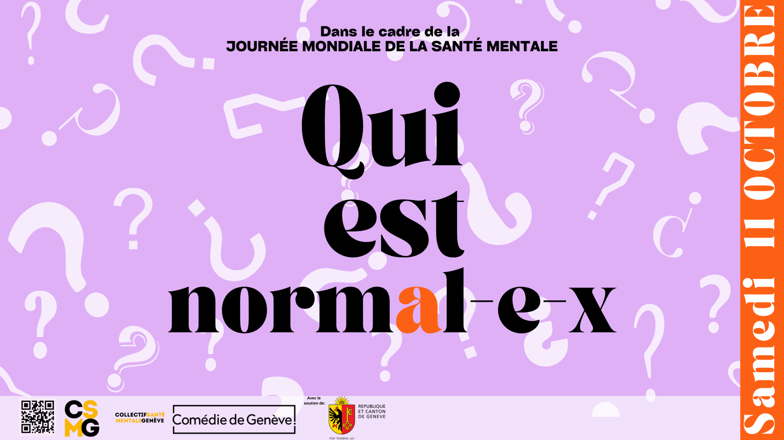 Qui est normal-e-x ? Journée mondiale de la Santé Mentale