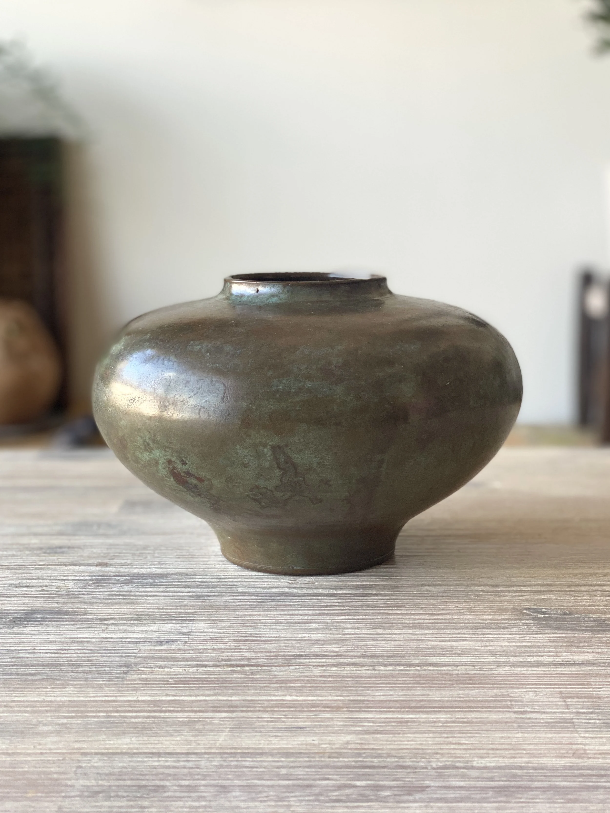 Cast Bronze Vase