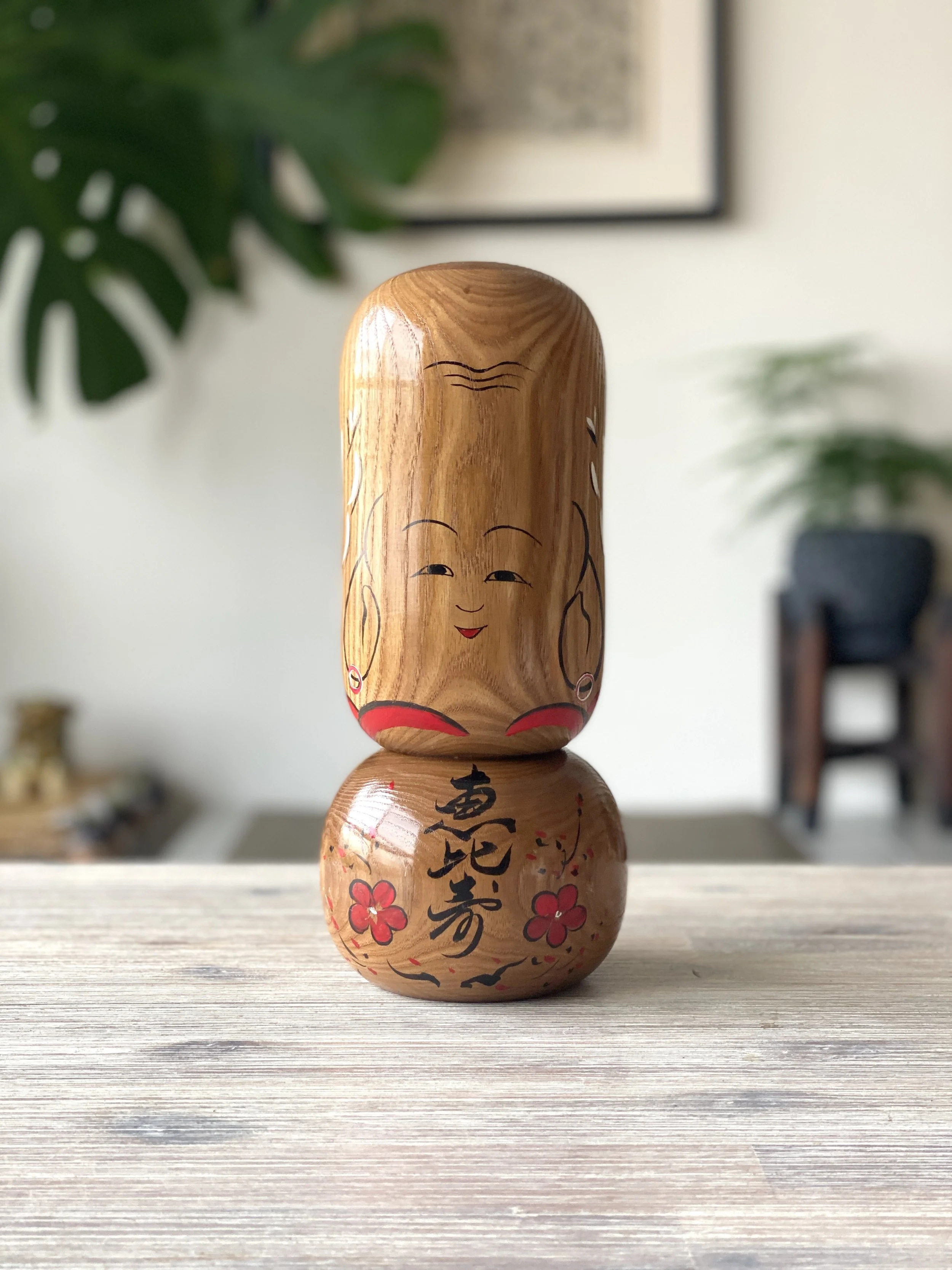 Fukurokuju Kokeshi by Shinichi Tokunaga