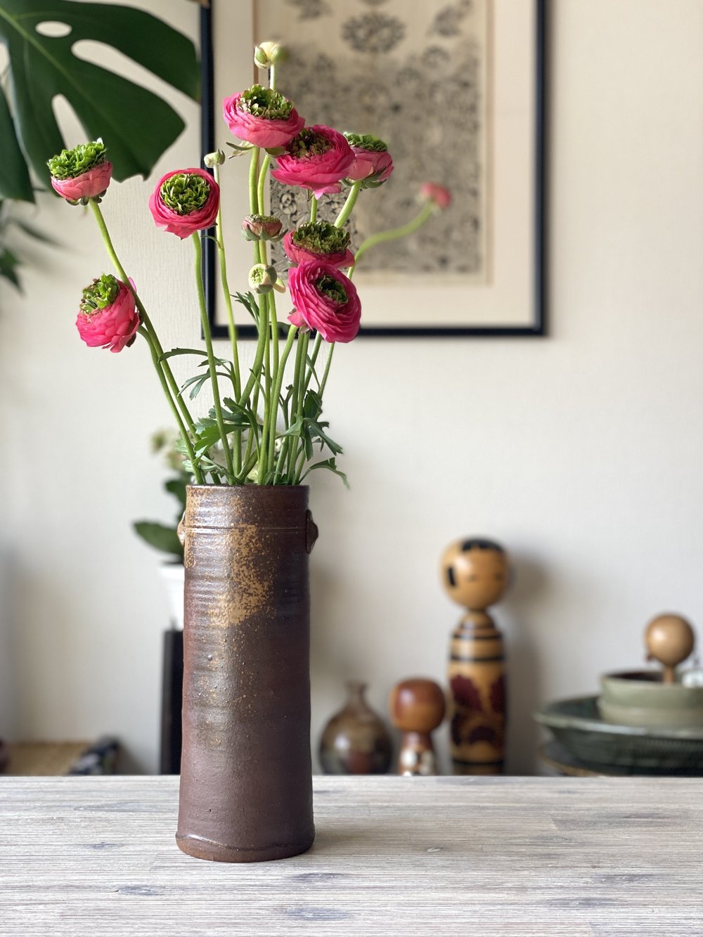Goma Bizen Ware Vase | Mimitsuki Bizen Pottery by Kimura Toho