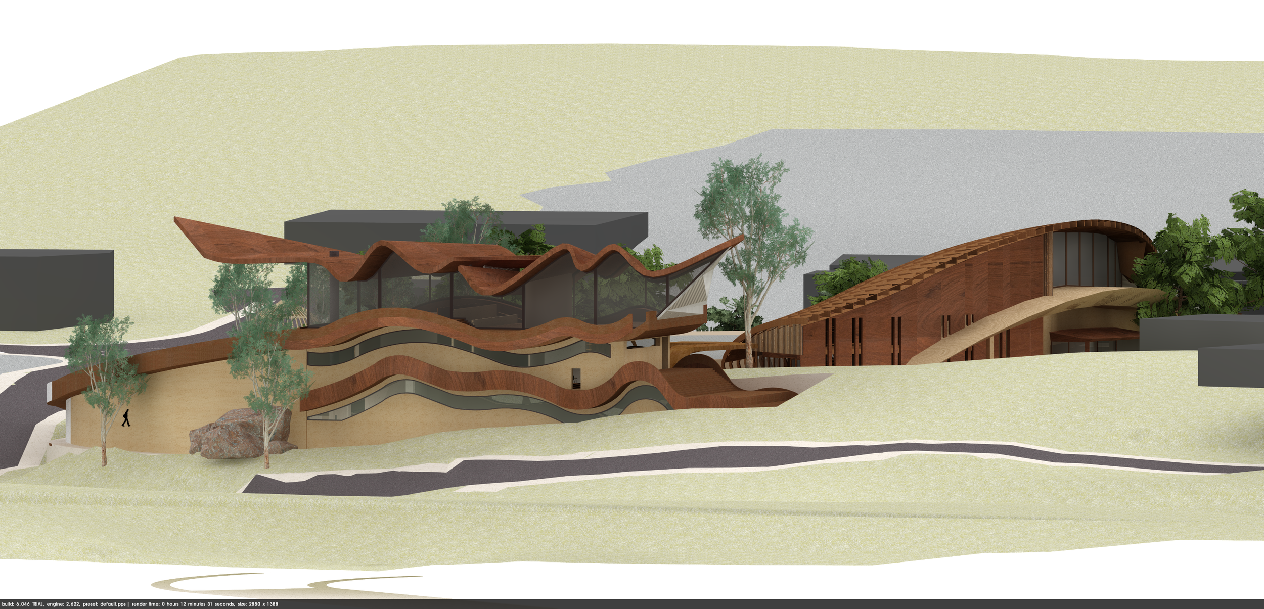 Sketchup 2021. Topography + Building 2021-10-31 19434400000.png