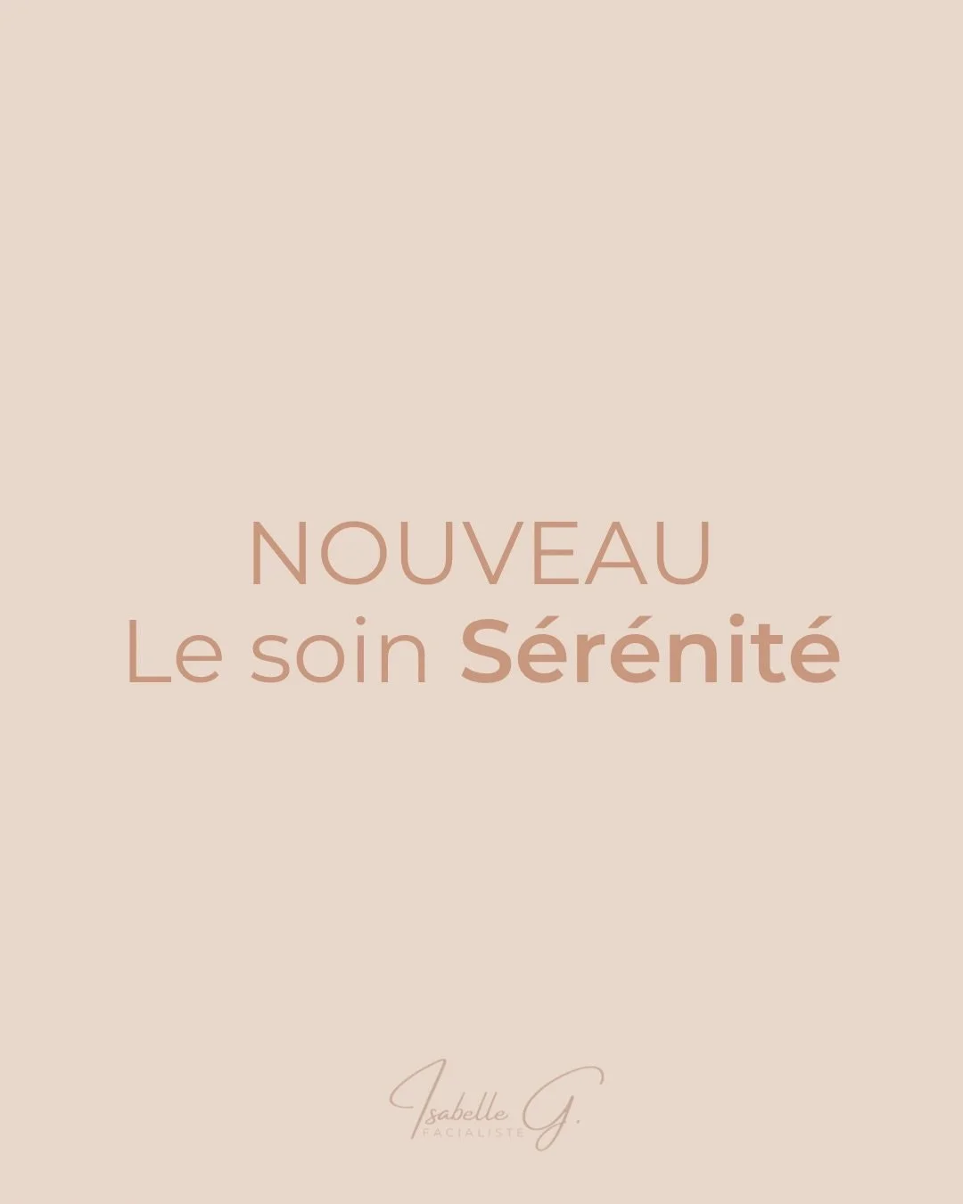 💆🏼&zwj;♀️NOUVEAU - le soin S&eacute;r&eacute;nit&eacute;

Le soin 100% d&eacute;tente &agrave; venir d&eacute;couvrir &agrave; l&rsquo;institut.

📅 Prenez votre rdv beaut&eacute; et bien-&ecirc;tre en MP, par SMS au 06.63.80.43.56 ou sur Planity. 