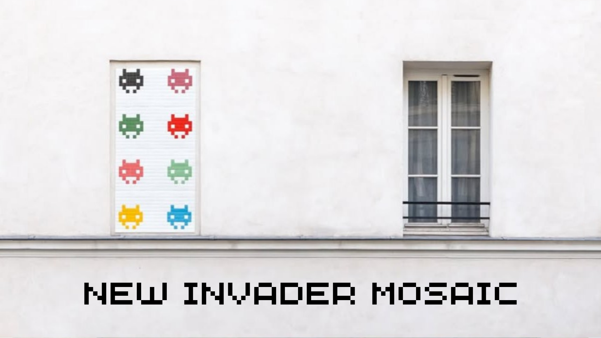 Invader's New Mosaic PA_1553 in Paris | November 2025