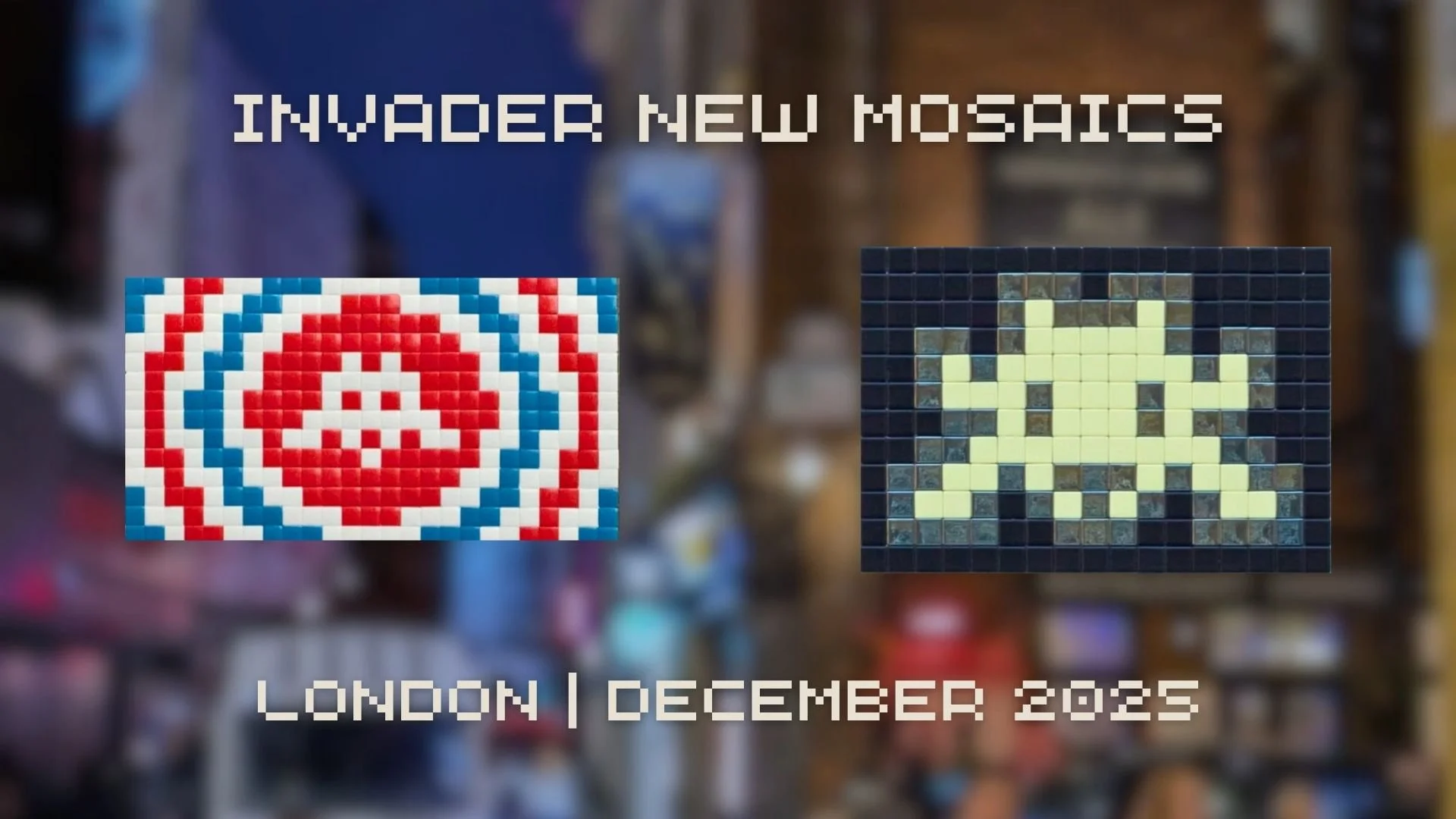 Invader's Christmas Invasion in London (Part 2): LDN_176-184