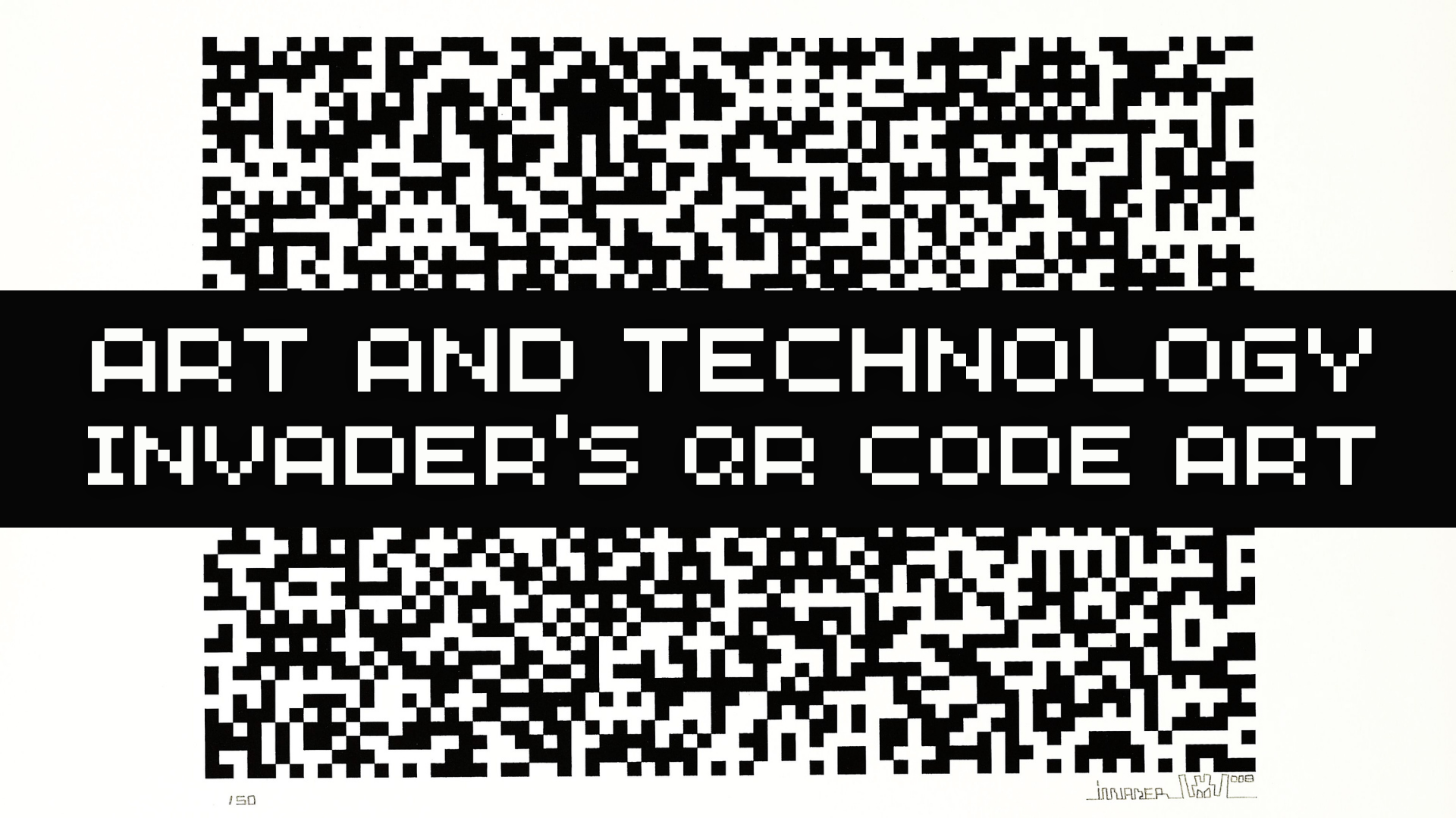 Art and Technology: Invader’s QR Code Art
