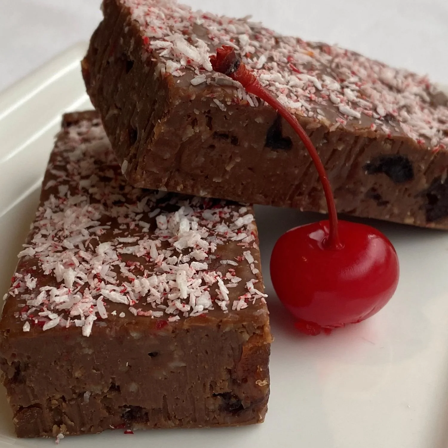 Handmade Very Cherry fudge with rich cherry flavour and real ingredients