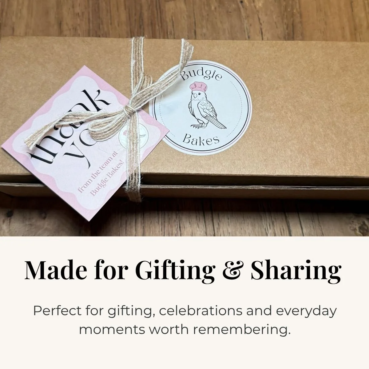 Budgie Bakes mixed fudge gift box featuring assorted handmade fudge flavours