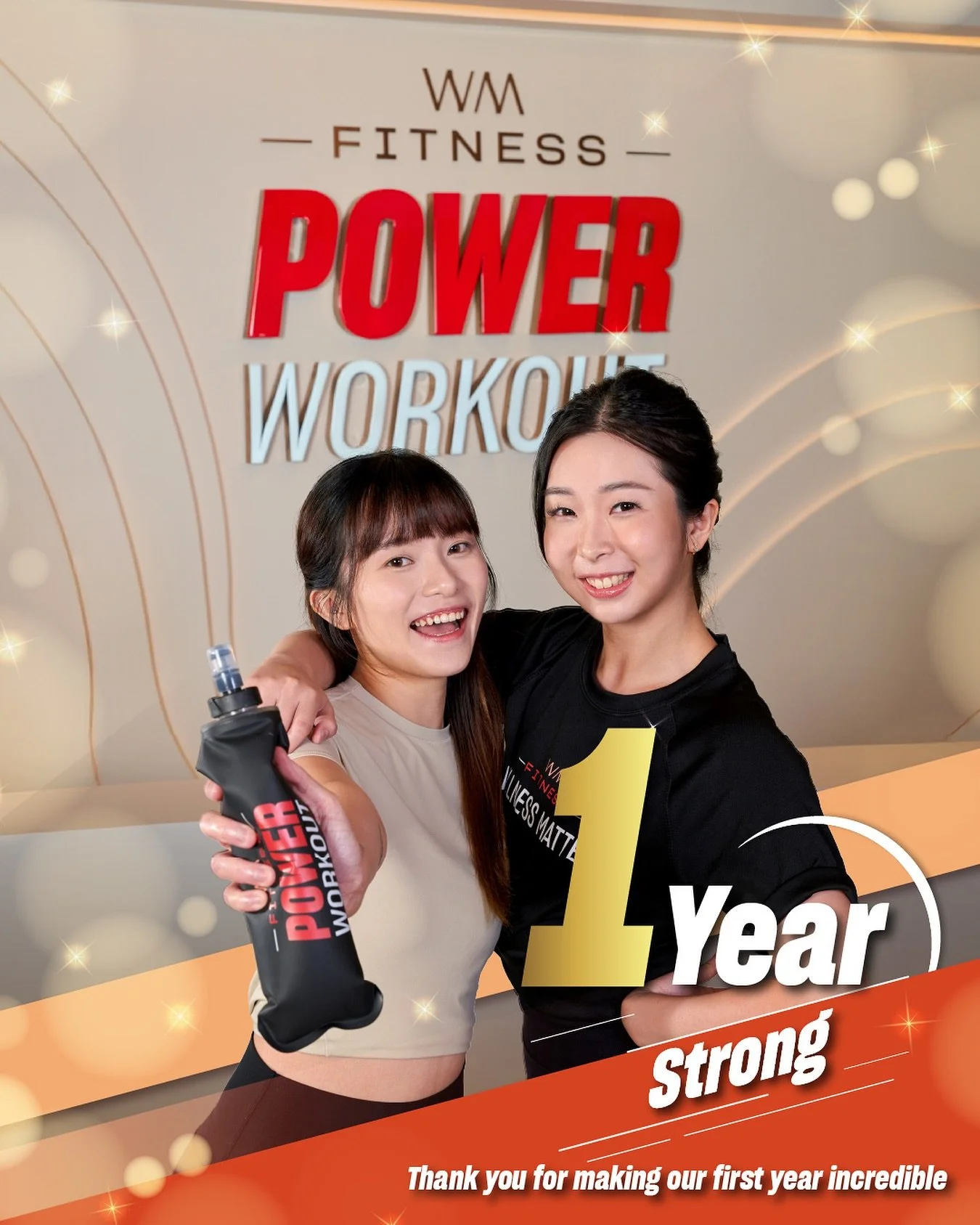 🎉 One Year Strong! 一週年里程碑！💪

What an incredible first year at WM Fitness Power Workout! From our August 2024 opening to becoming Sai Kung&lsquo;s premier luxury fitness destination, we&rsquo;ve celebrated countless transformations, relaxing recover