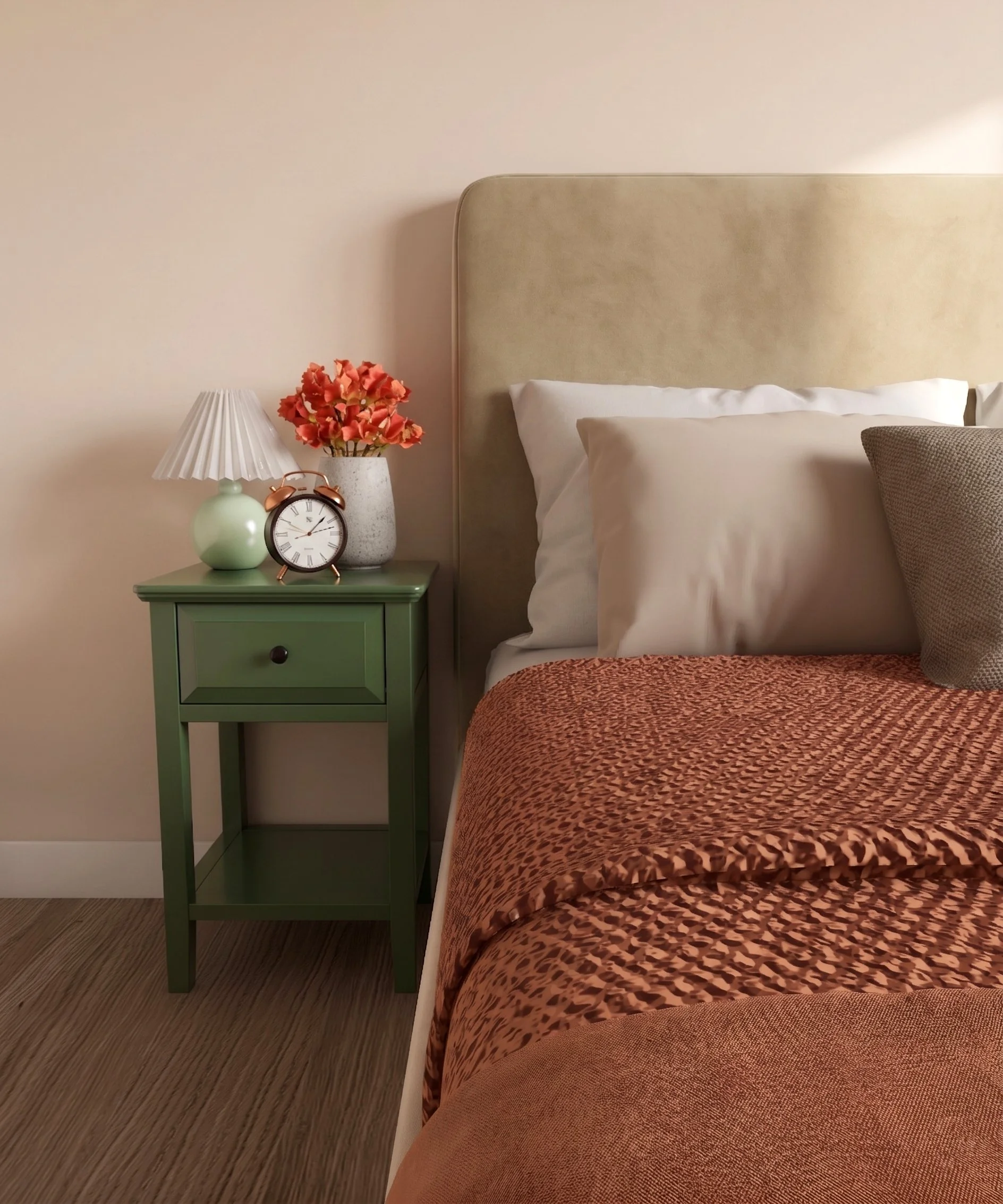 The Warm, easy with a touch of color - Renovation