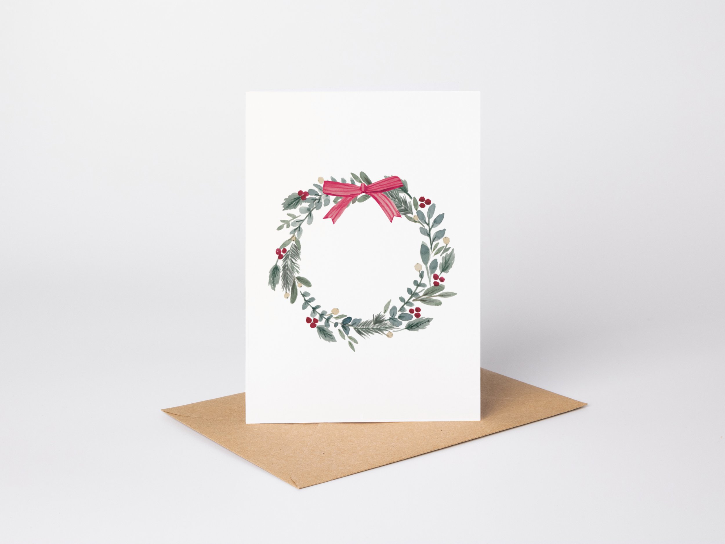 Christmas Wreath and Bow