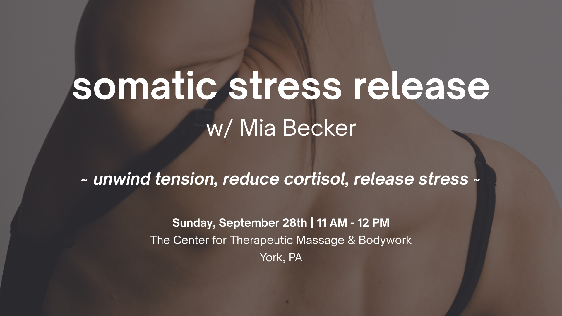 Somatic Stress Release Workshop