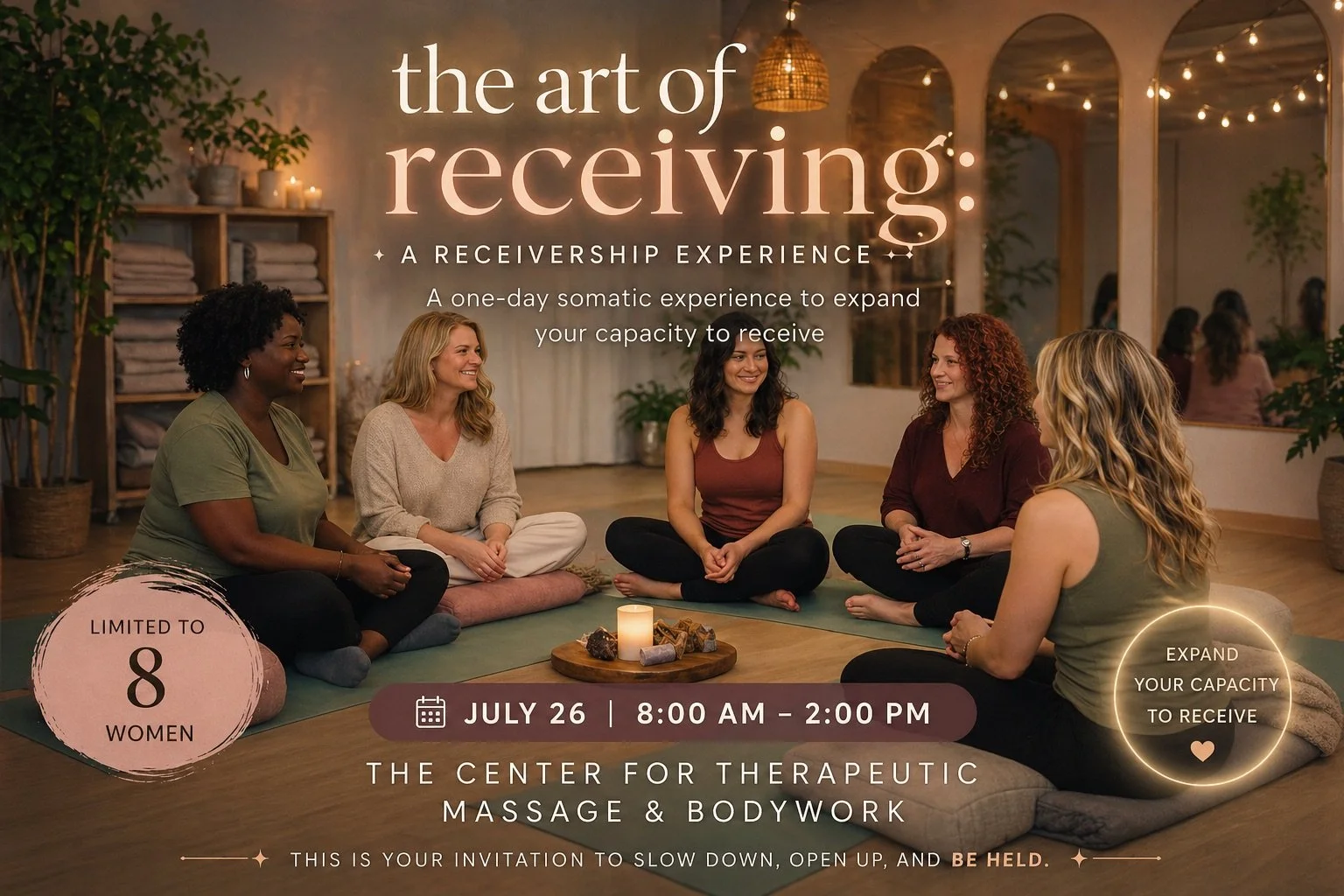 The Art of Receiving: A Somatic 1-Day Experience for Women