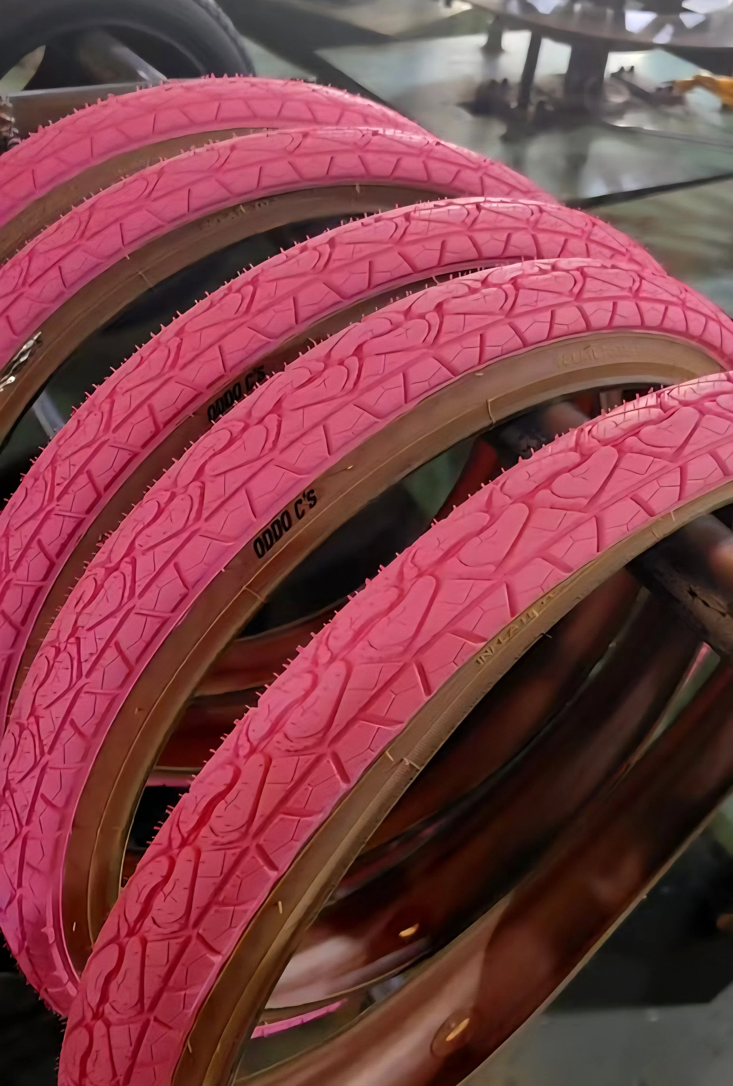 Coming Soon PINK - Pair Oddo C’s Freestyle tread BMX Skin wall tires 20" X 1.75