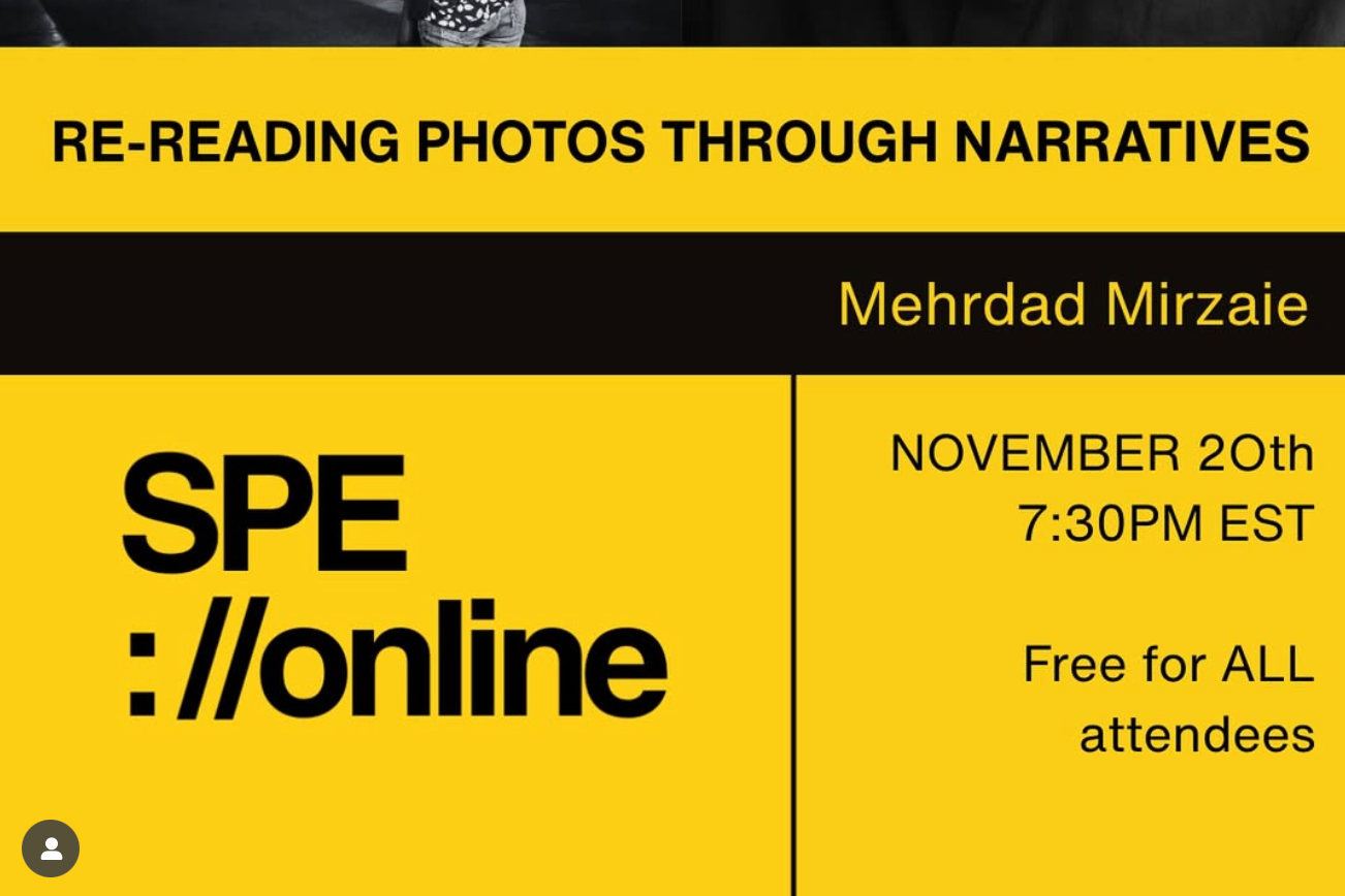 RE-READING PHOTOS THROUGH NARRATIVES Nov 20, 2025 7:30PM - 9:00PM EST