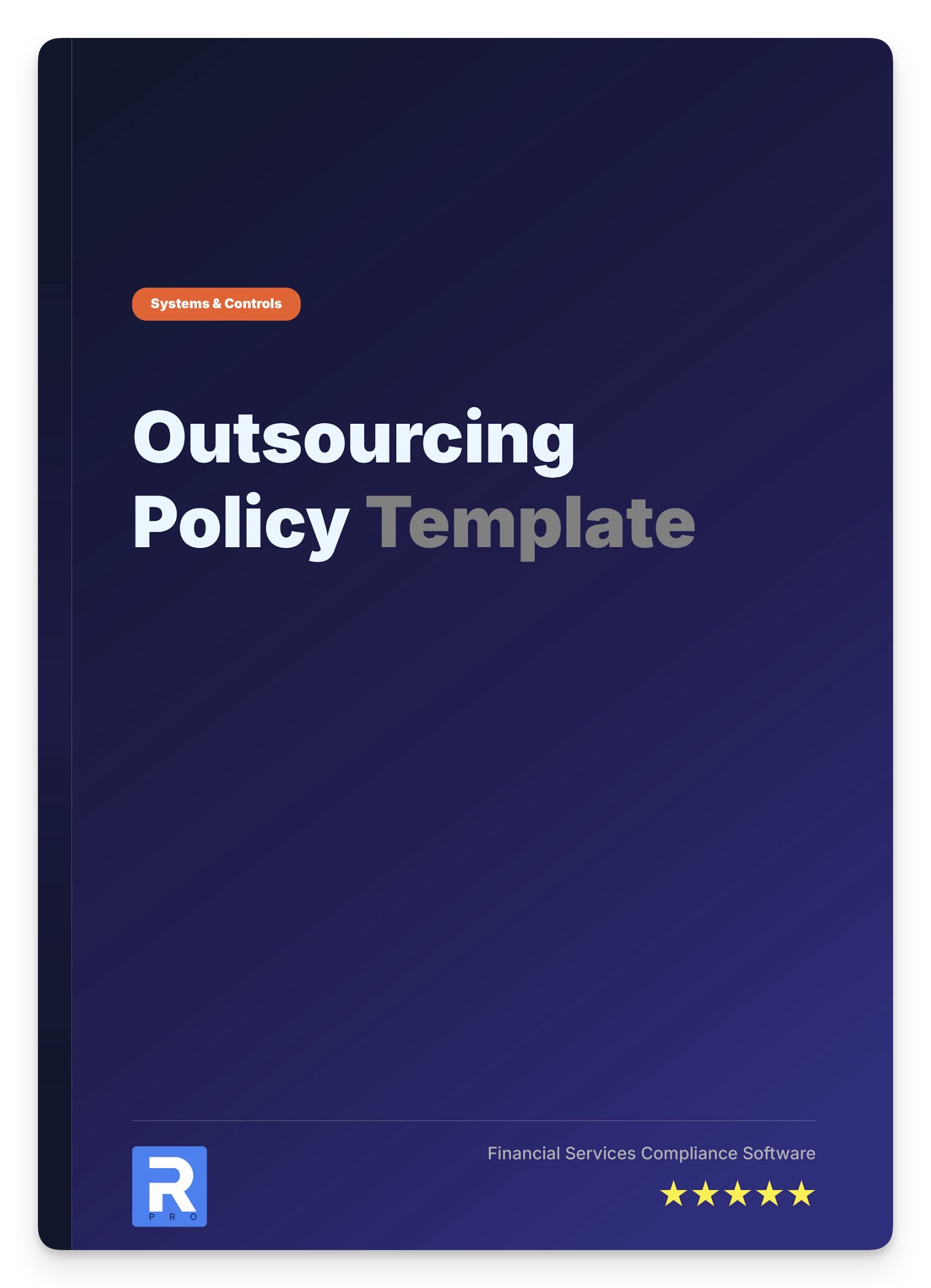 Outsourcing Policy Template