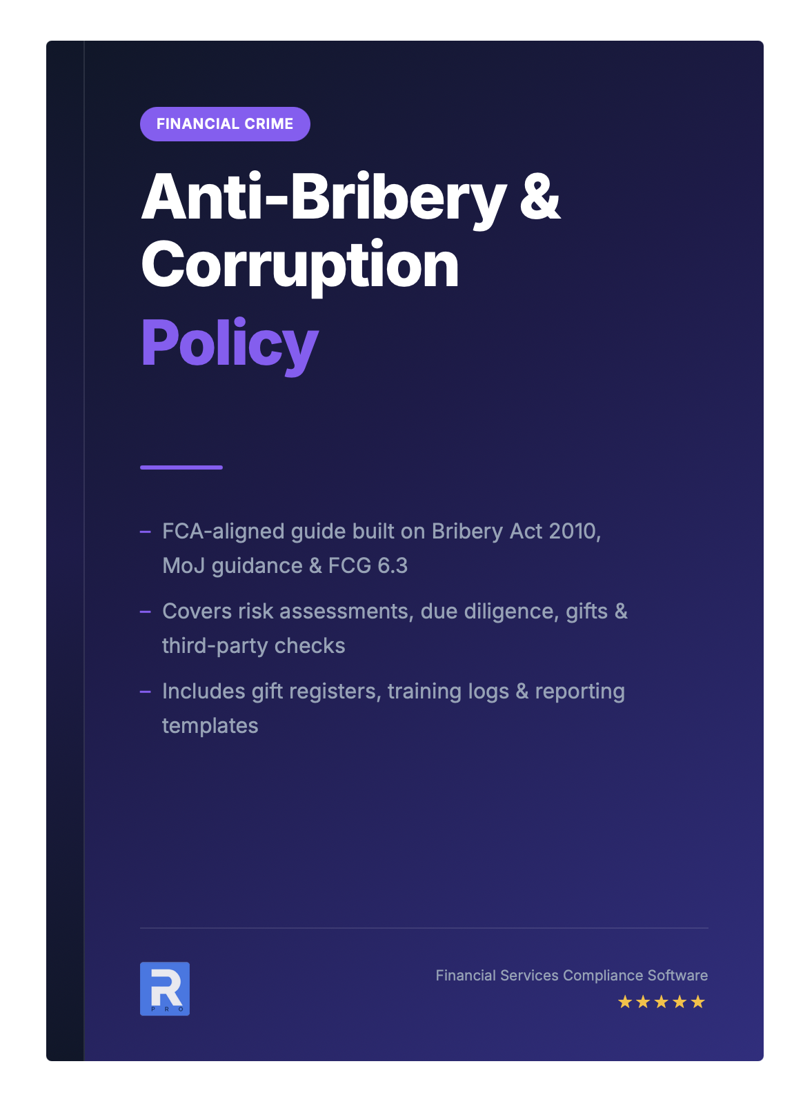 Anti-Bribery & Corruption Policy