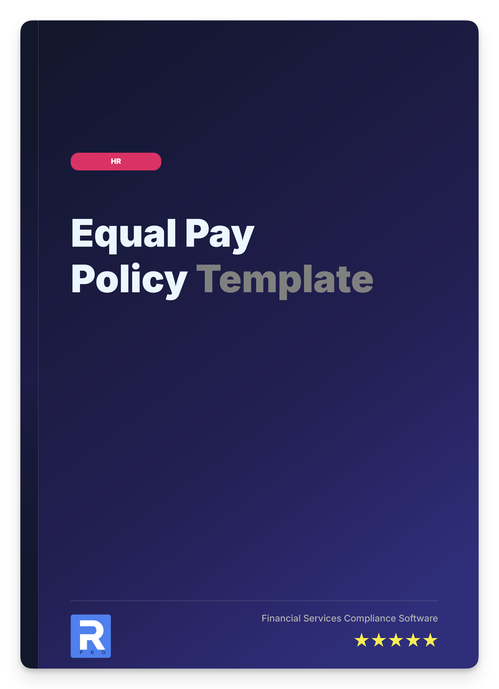 Equal Pay Policy Template