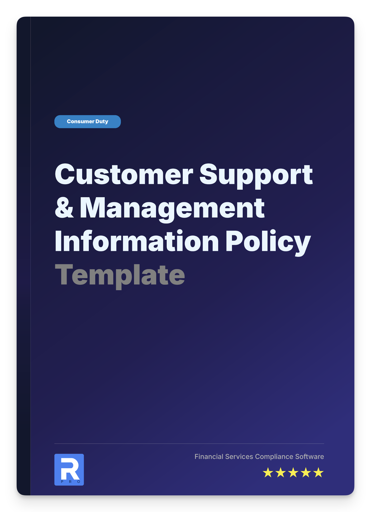 Customer Support & Management Information Template