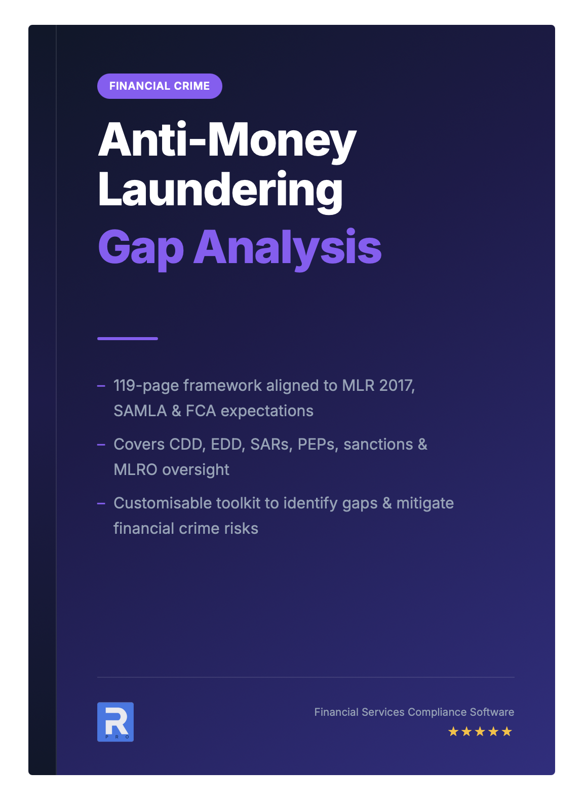 Anti-Money Laundering Gap Analysis Template