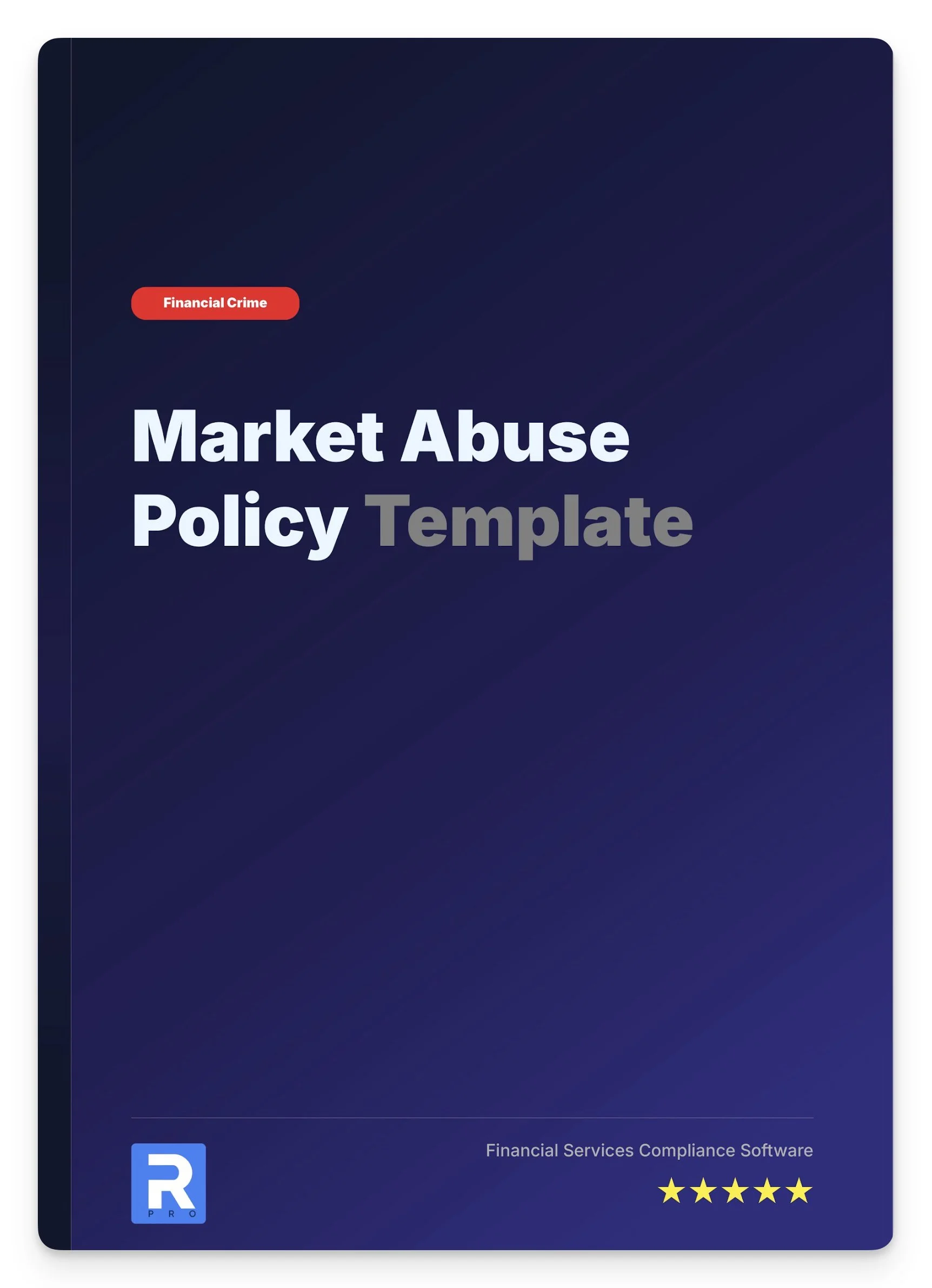 Market Abuse Policy Template