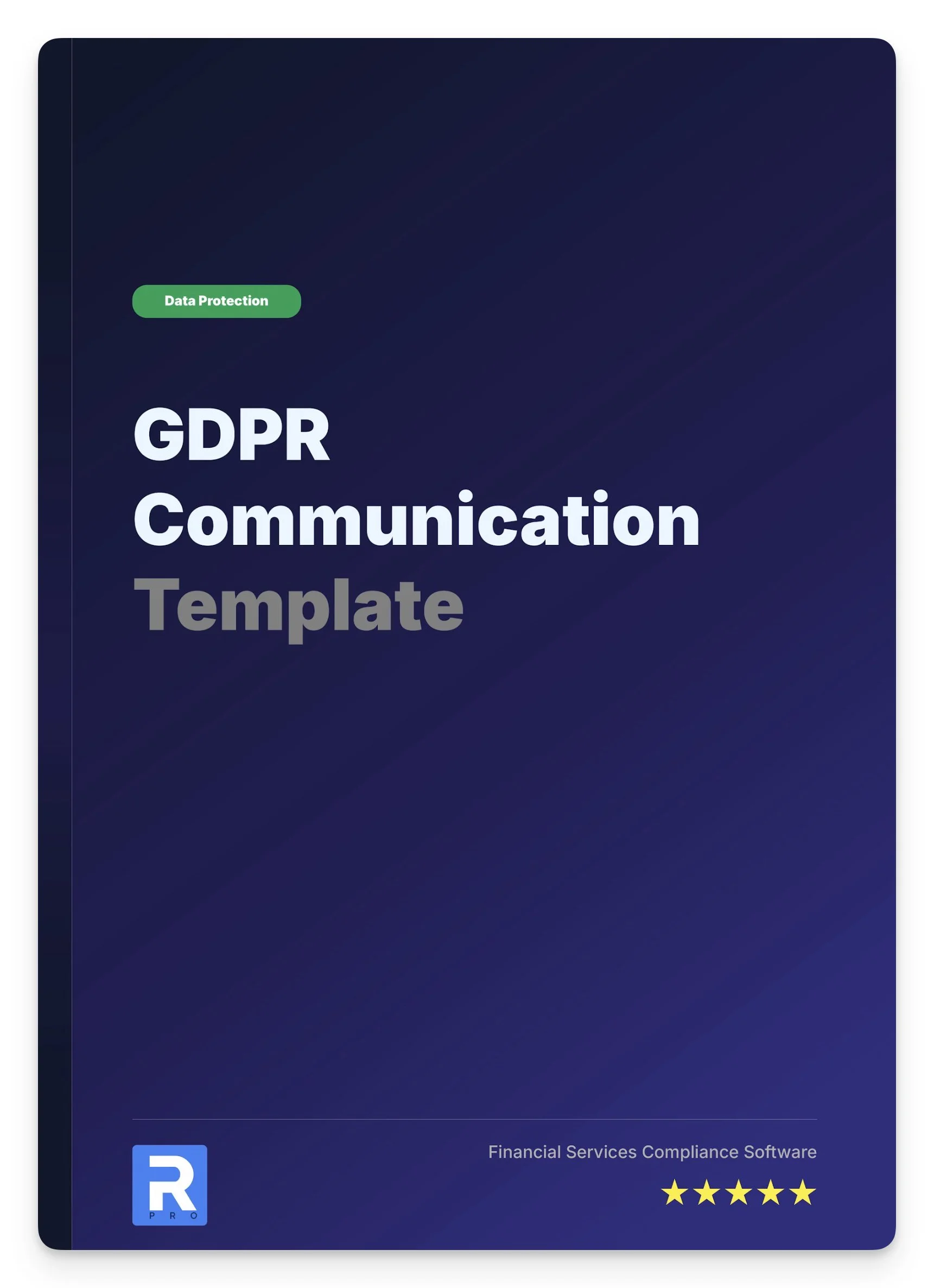 GDPR Communications Template